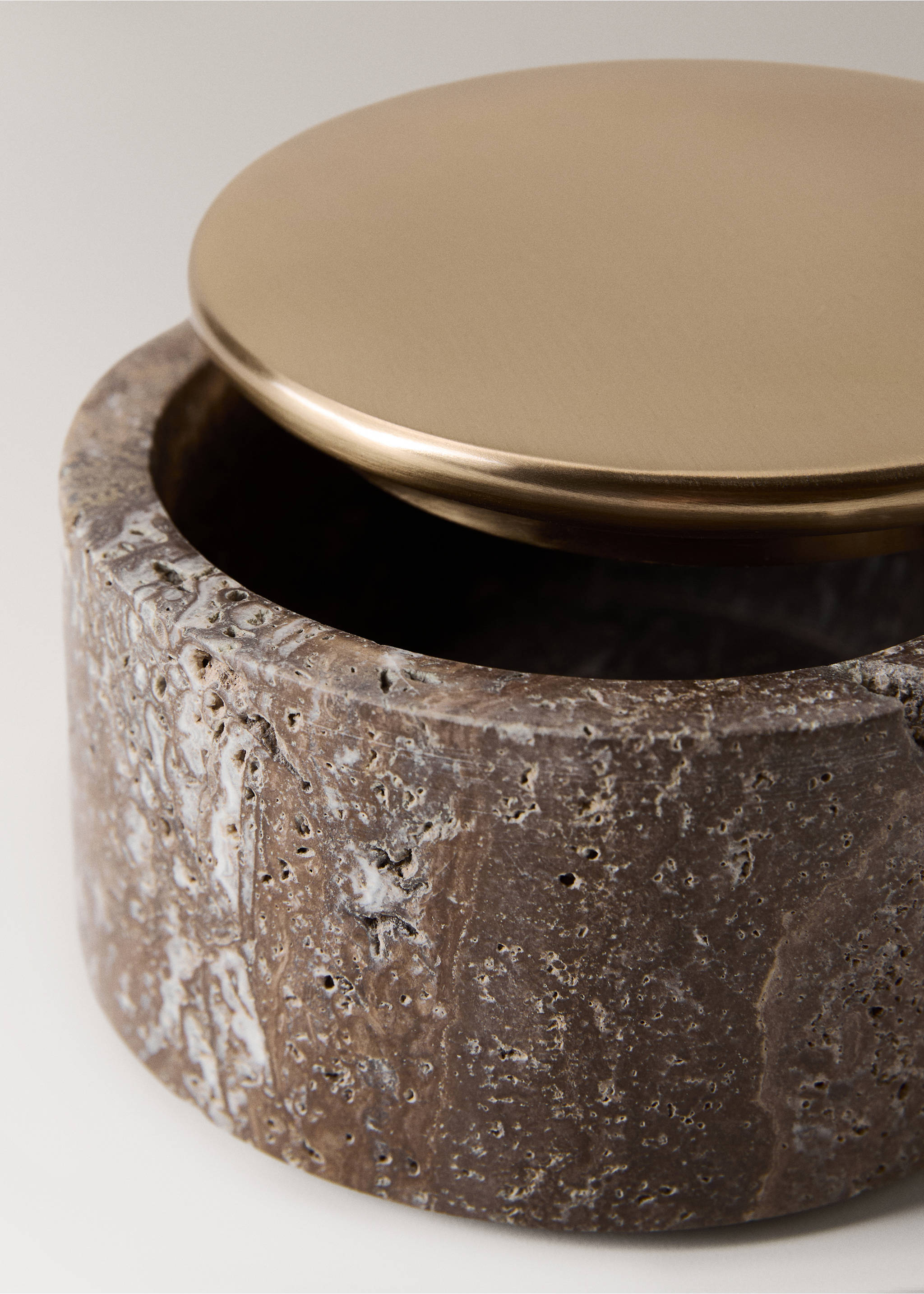 Deko-Kiste aus Marmor - Detail des Artikels 2, Grau. Ref: 17033313-00.