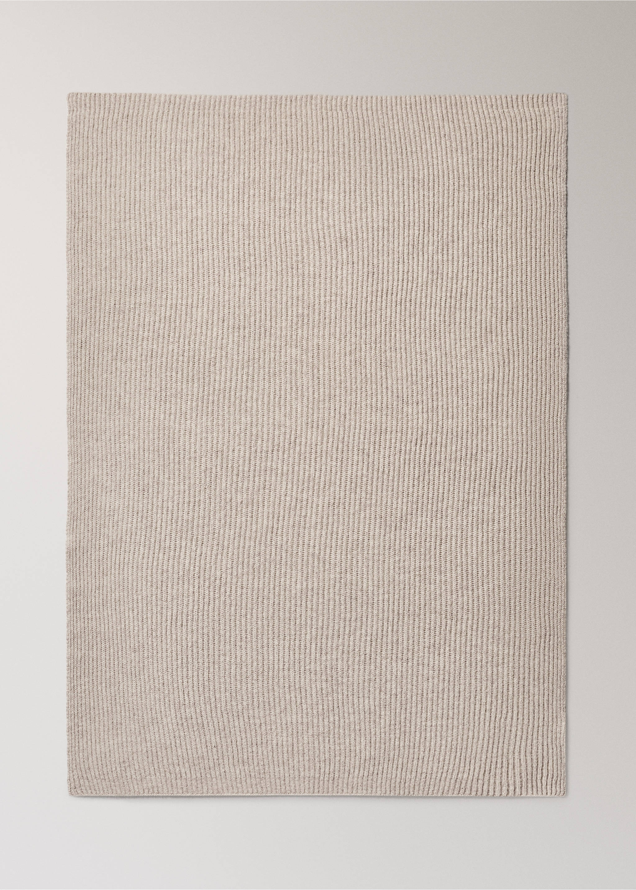 Children's cashmere wool knitted blanket - Details of the article 3, Sand. Ref: 17033320-00.