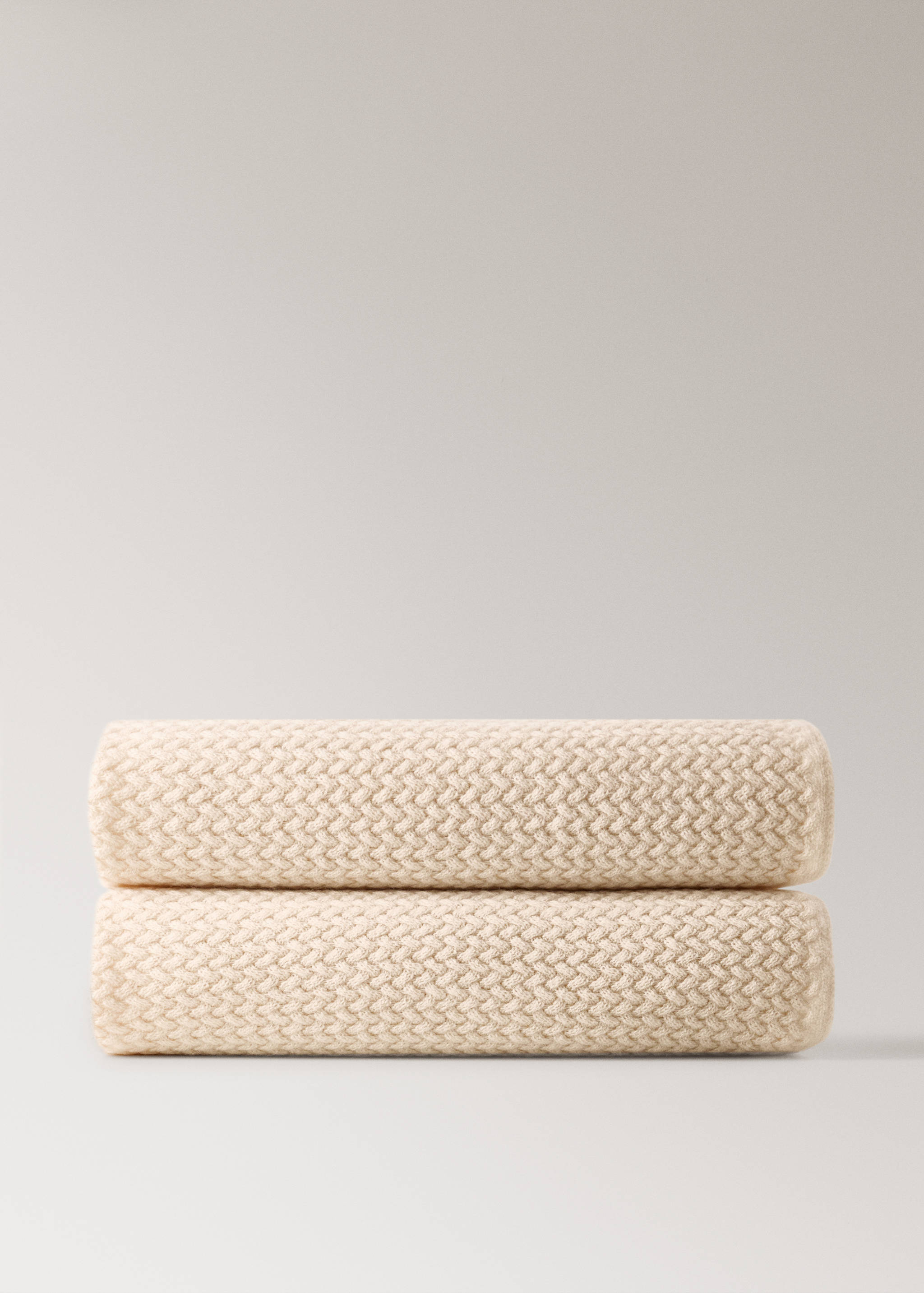 Children's cashmere wool knitted blanket - Article without model