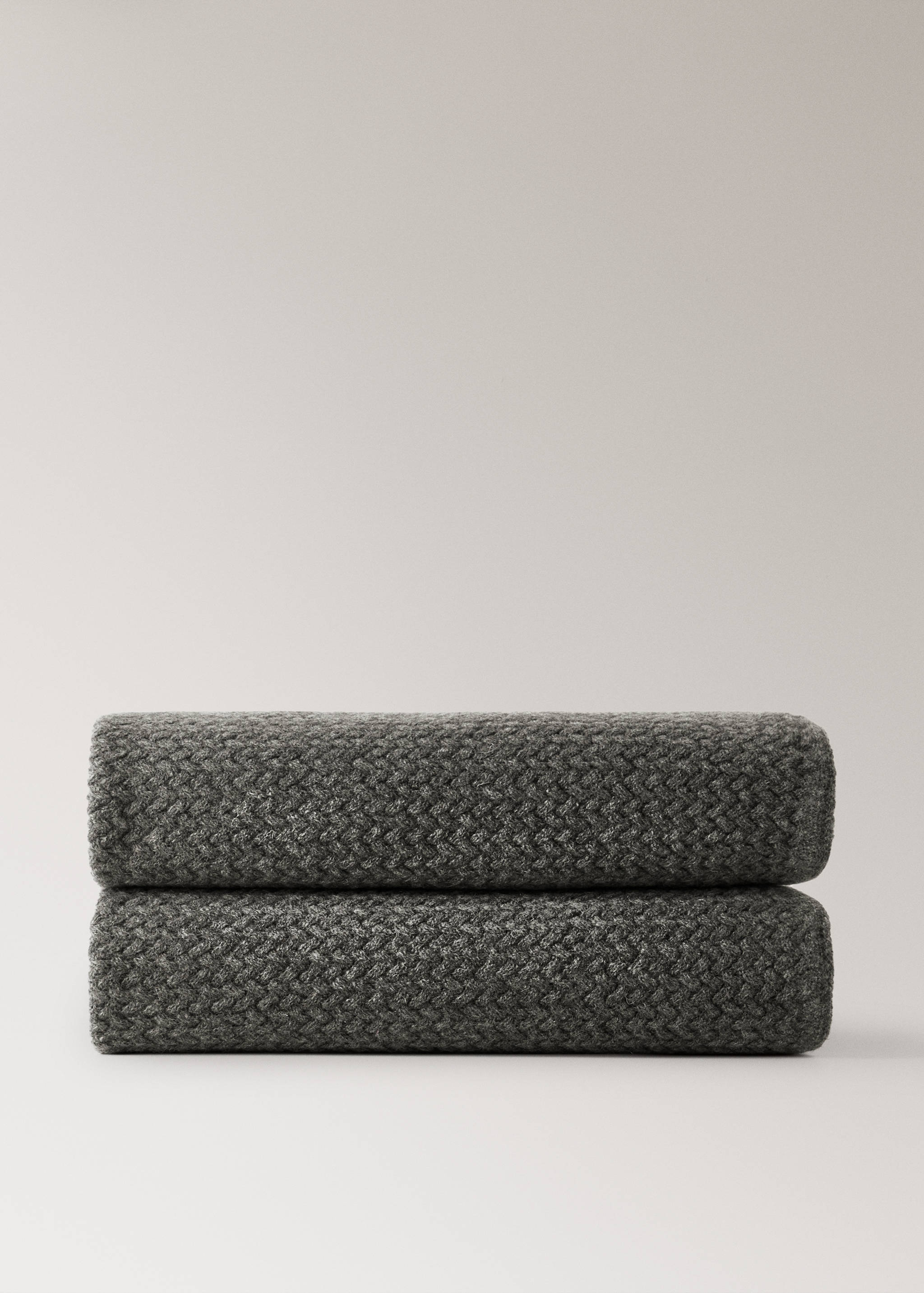 Children's cashmere wool knitted blanket - Article without model