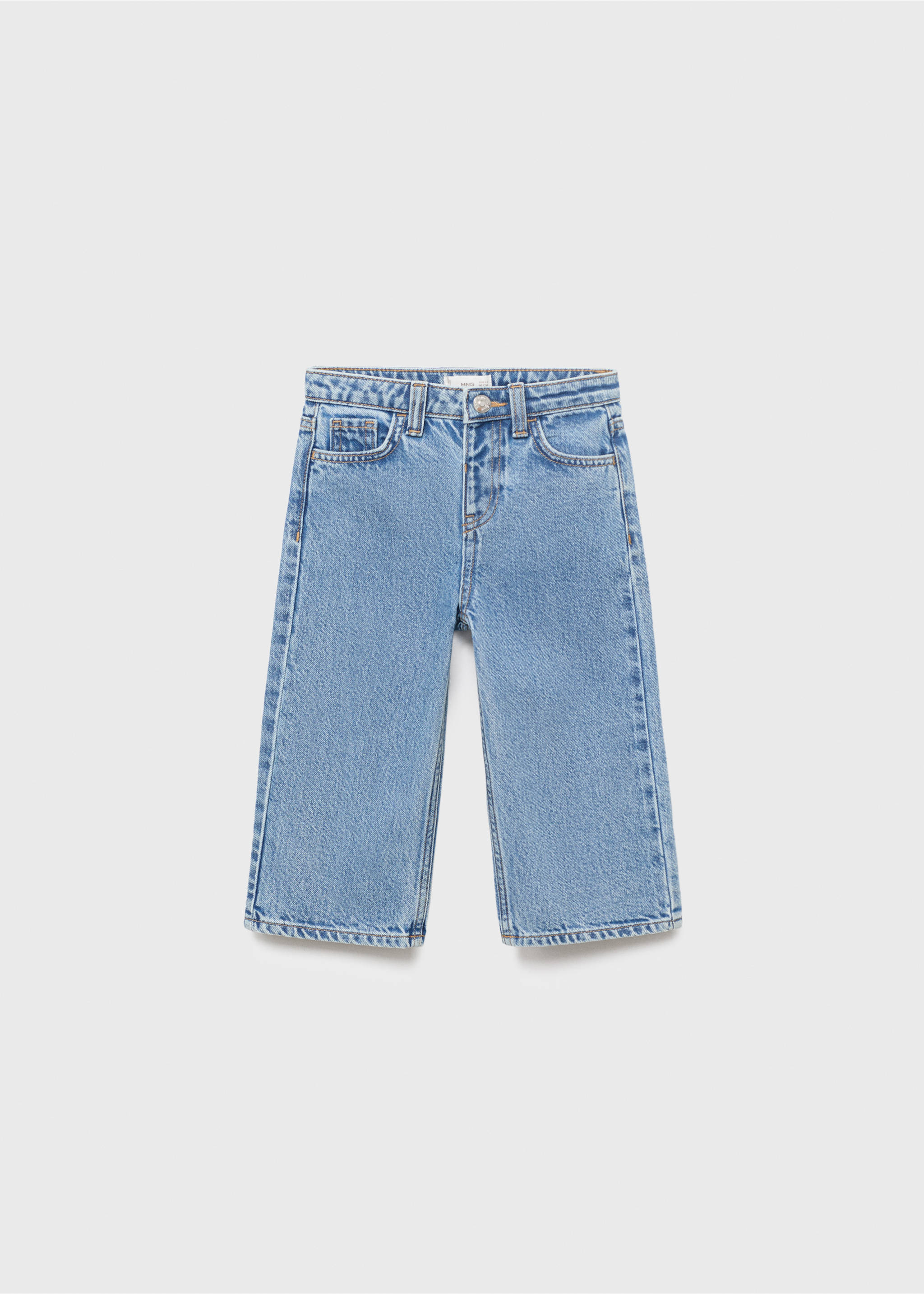 Jeans rectos algodón - Artículo sin modelo, Azul medio. Ref: 17033796-00.