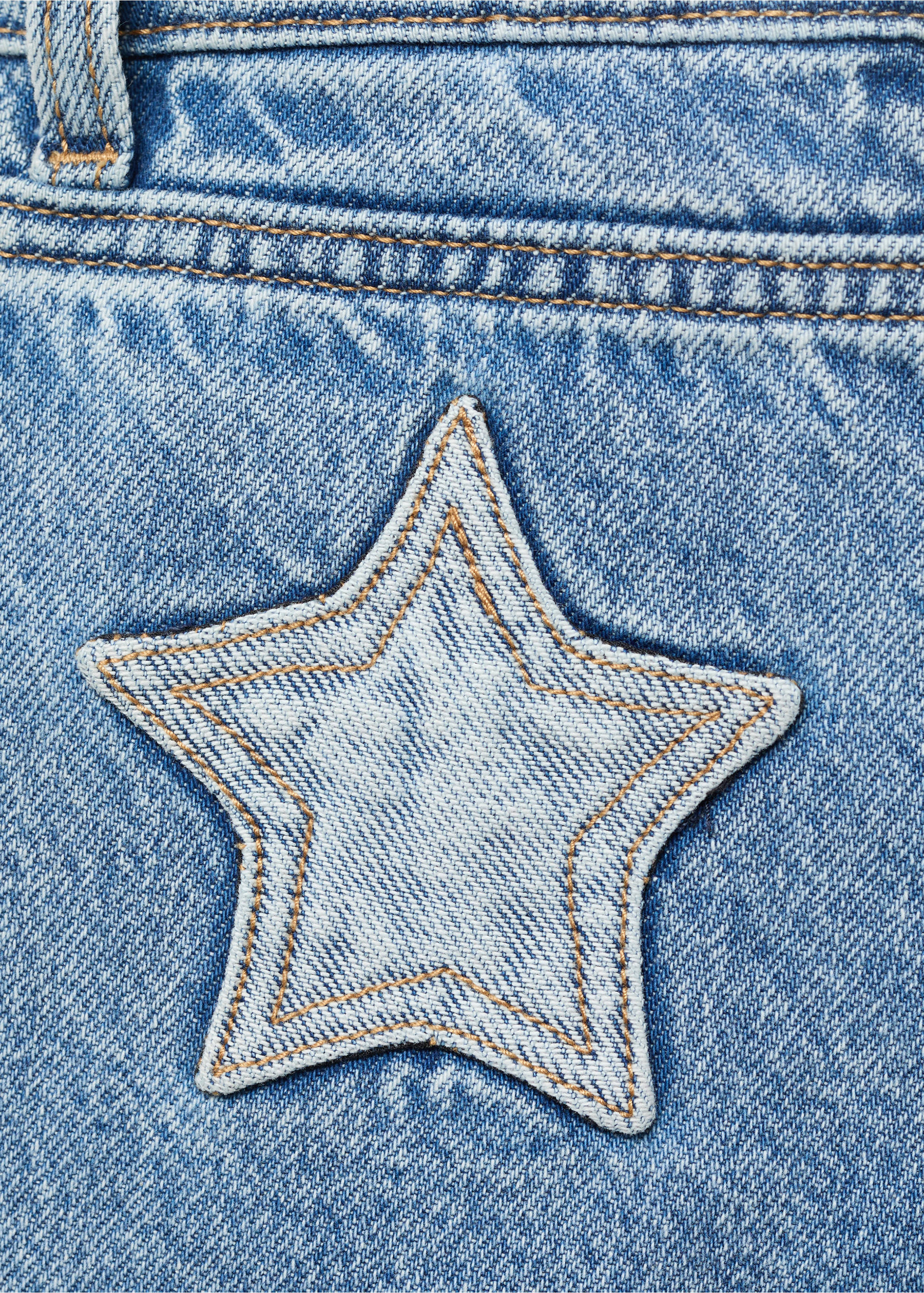 Jeans rectos algodón - Detalle del artículo 0, Azul medio. Ref: 17033796-00.
