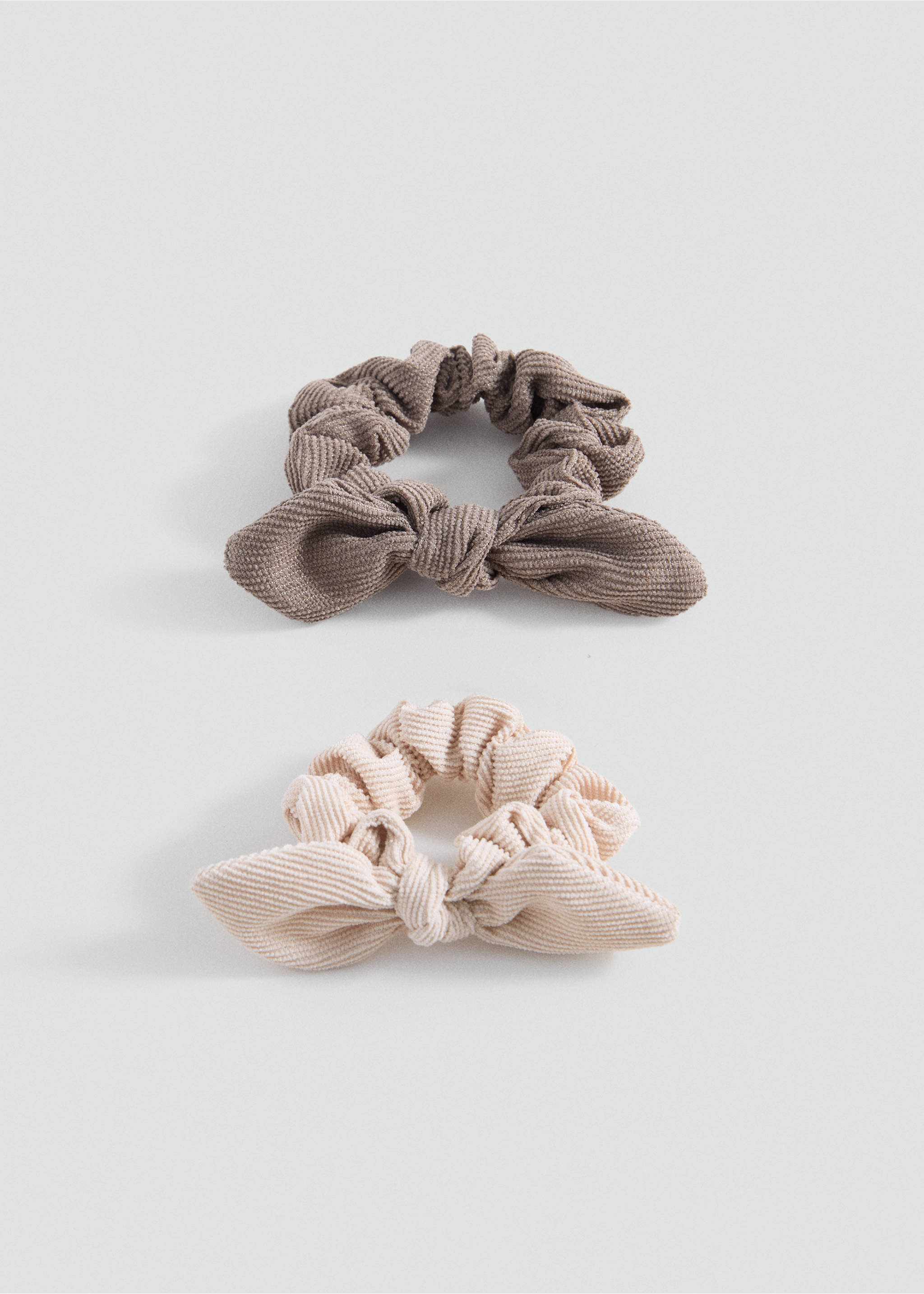 2er-Pack Scrunchies - Artikel ohne Model, Granatrot. Ref: 17033815-00.