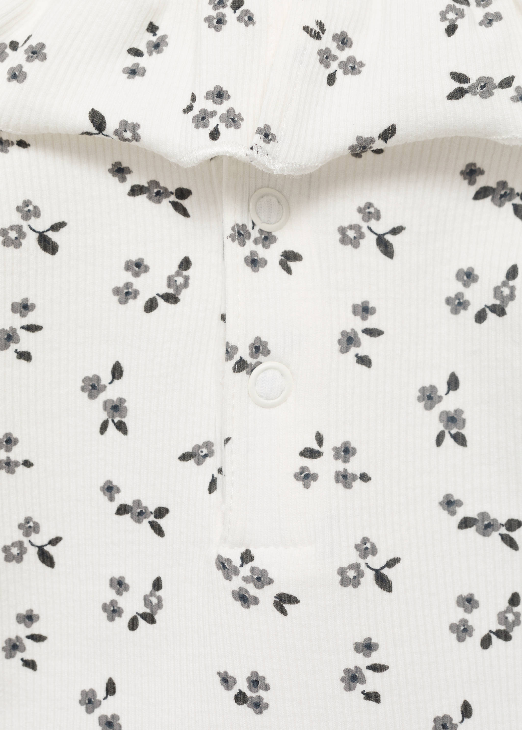 Floral ribbed body - Details of the article 0