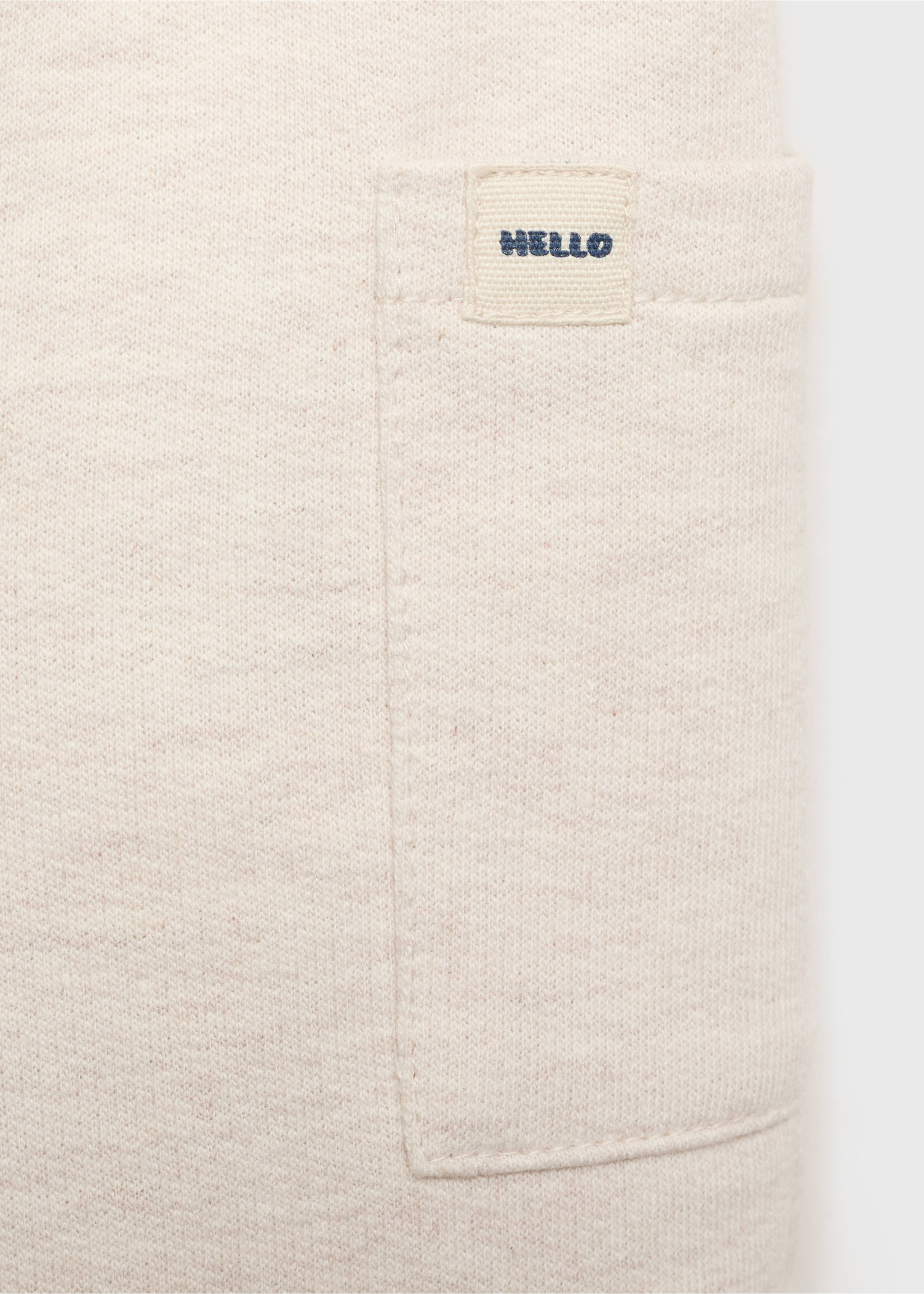 Cargo joggers with button detail - Details of the article 0, Sand. Ref: 17034082-00.