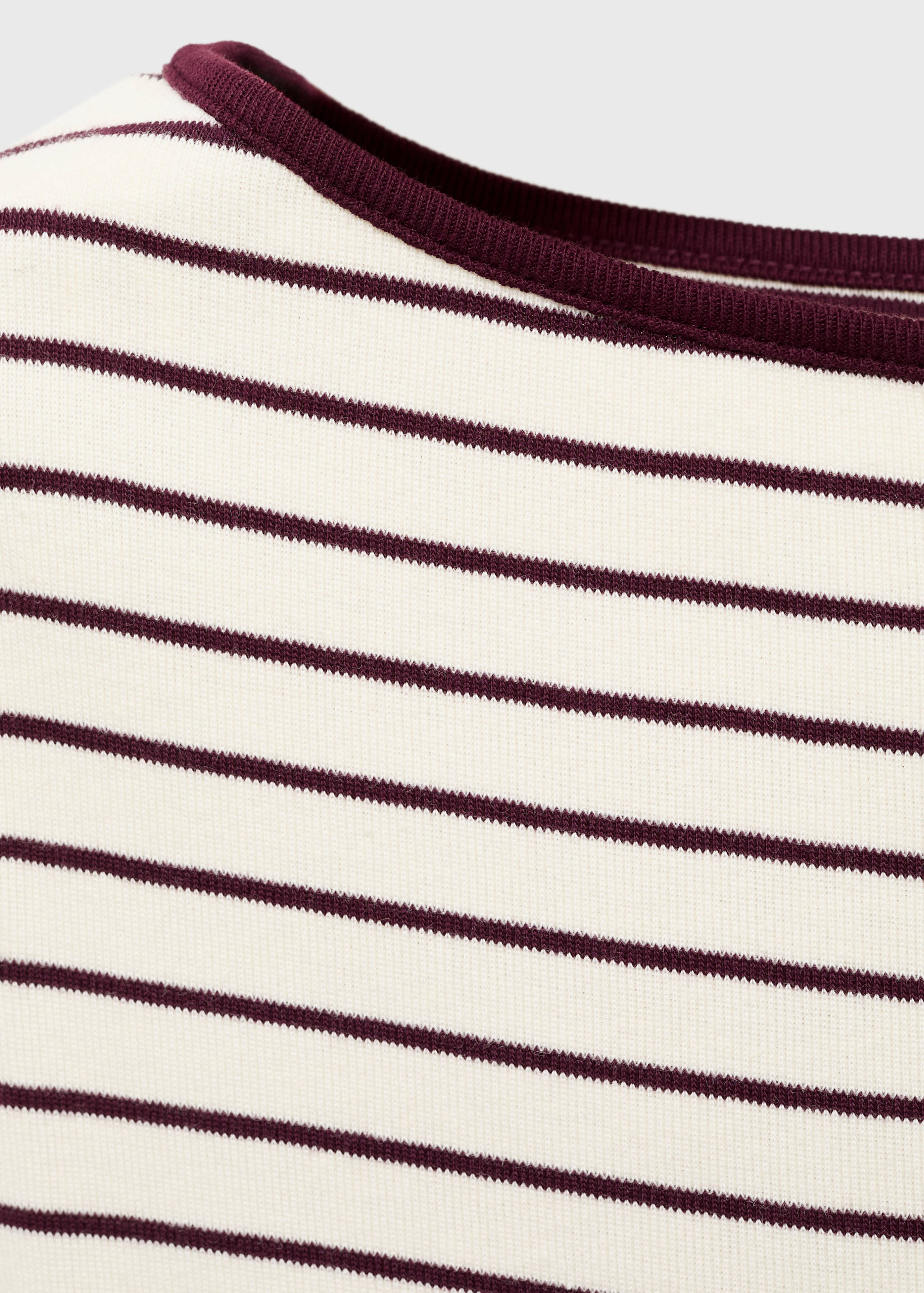 Cotton maternity t-shirt with buttoned cuffs - Details of the article 8