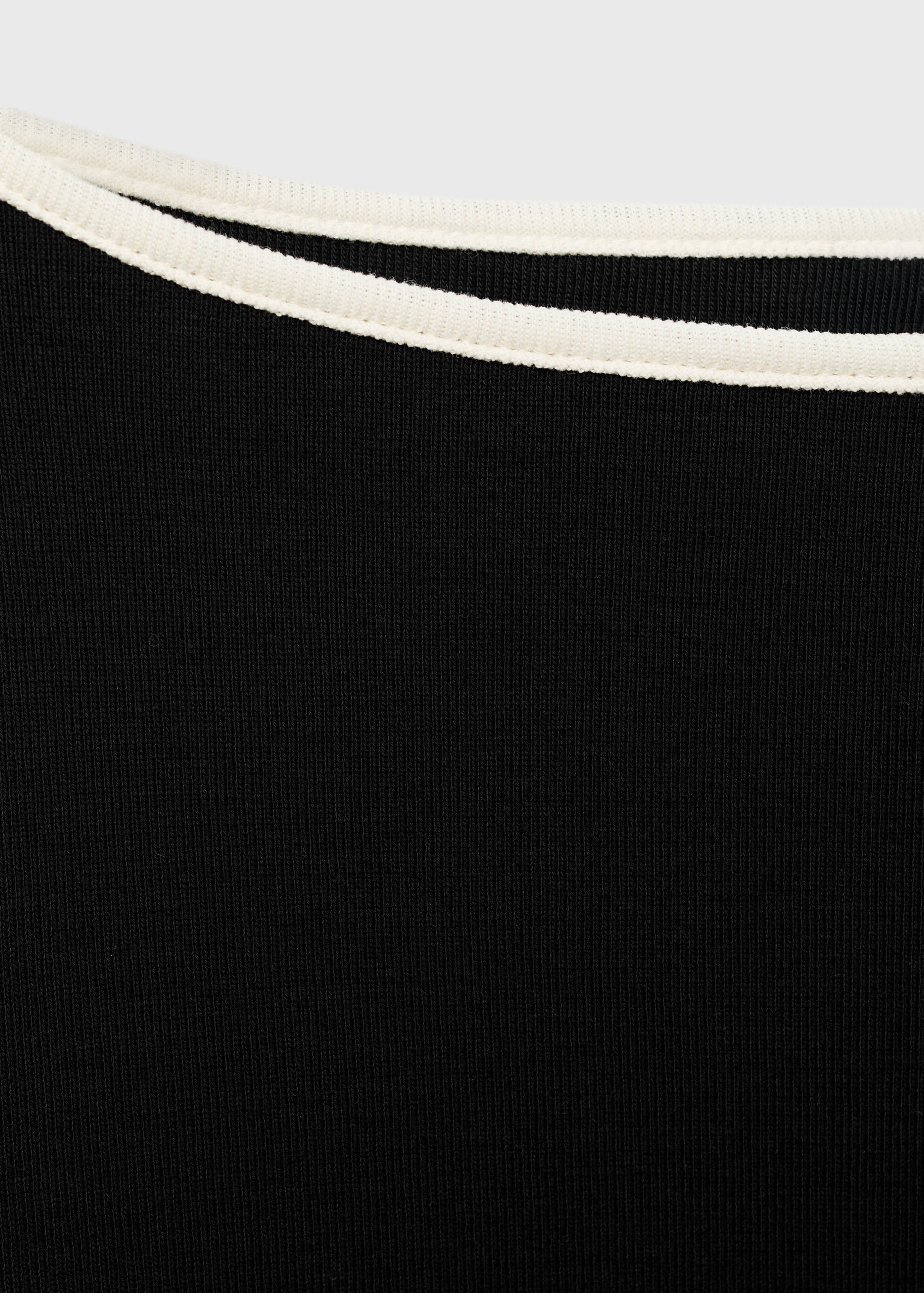 Cotton maternity t-shirt with buttoned cuffs - Details of the article 8