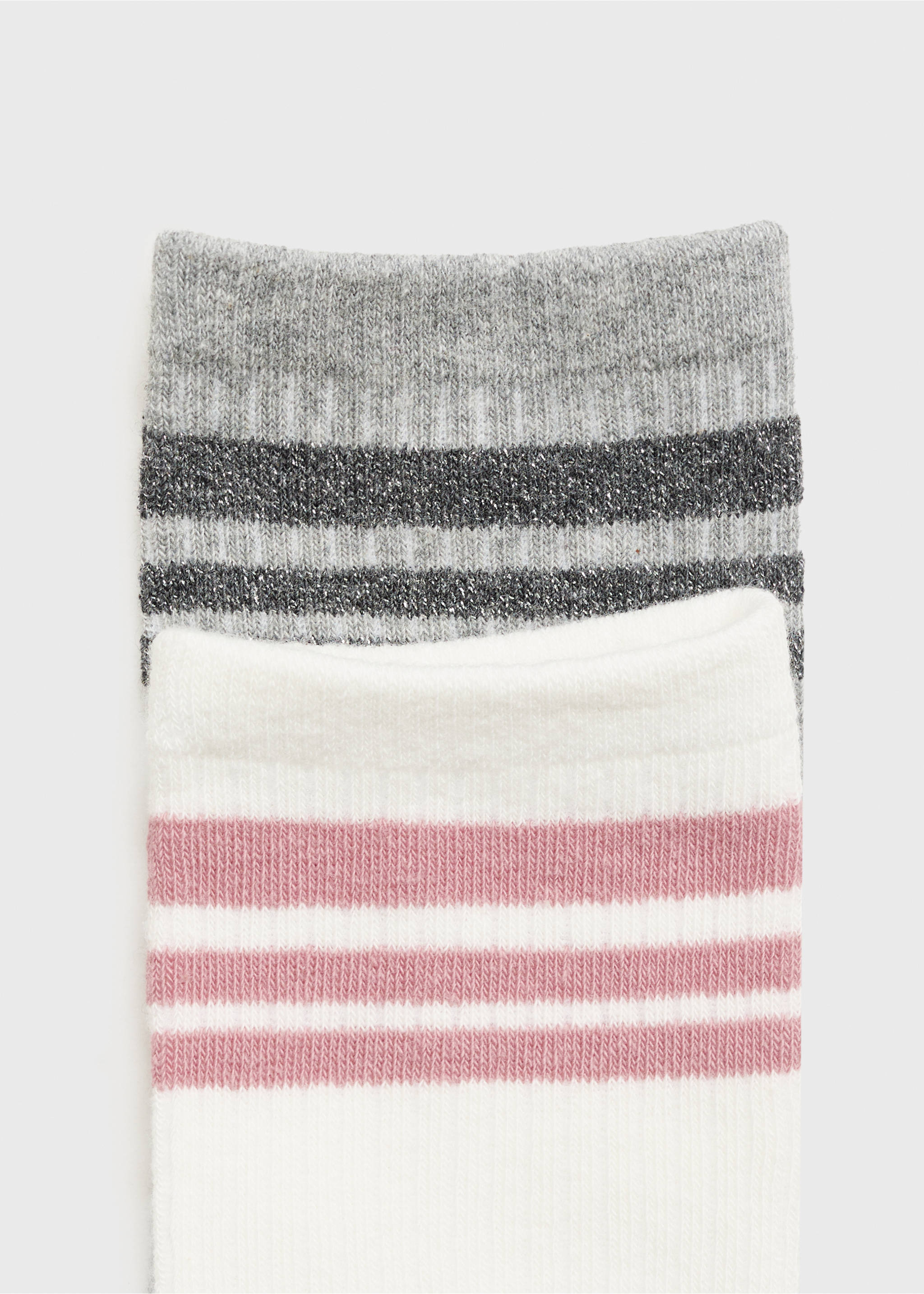 2 pack mixed socks - Reverse of the article, White. Ref: 17034089-00.