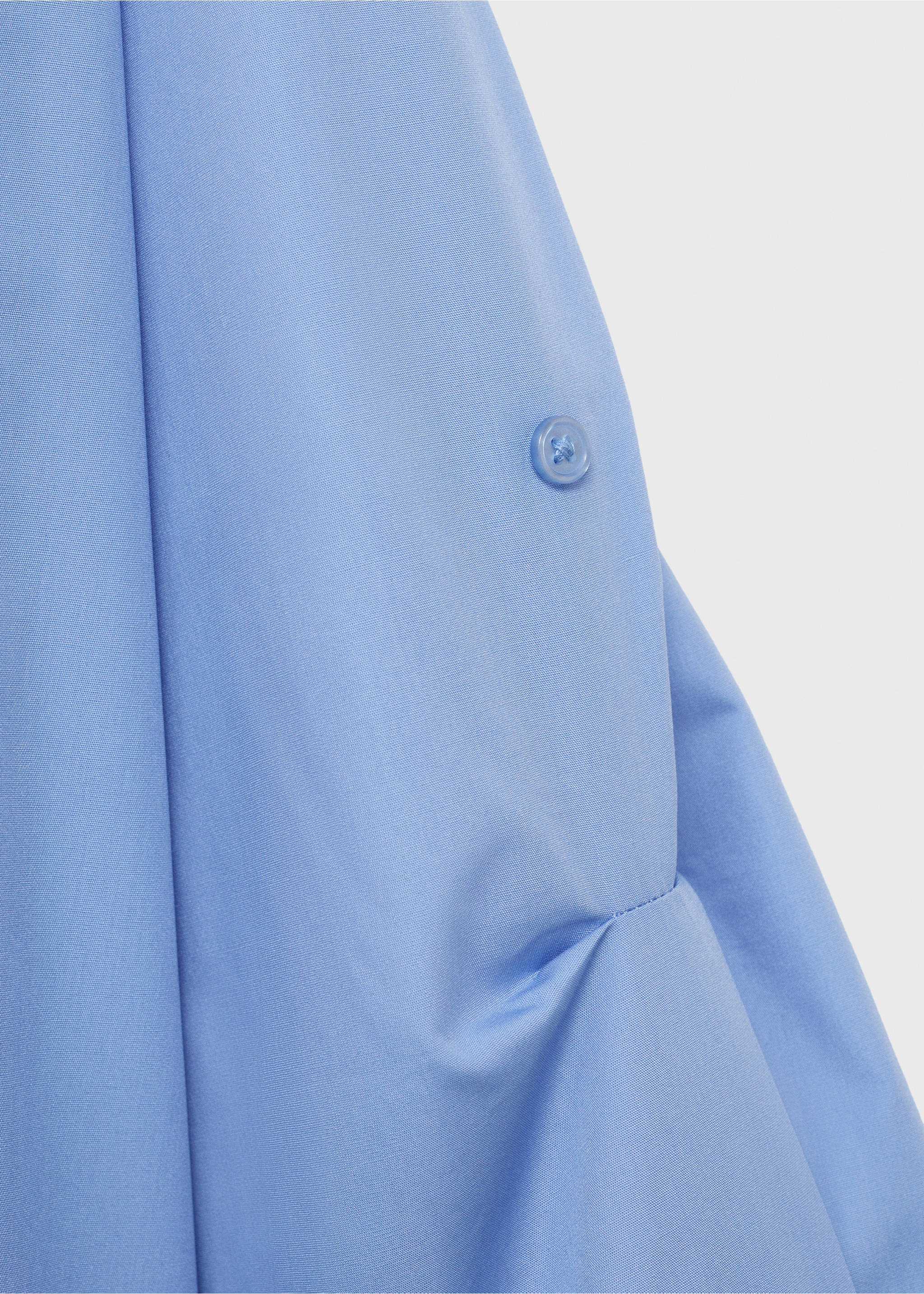 Pocket oversize shirt - Details of the article 0, Blue. Ref: 17034092-00.