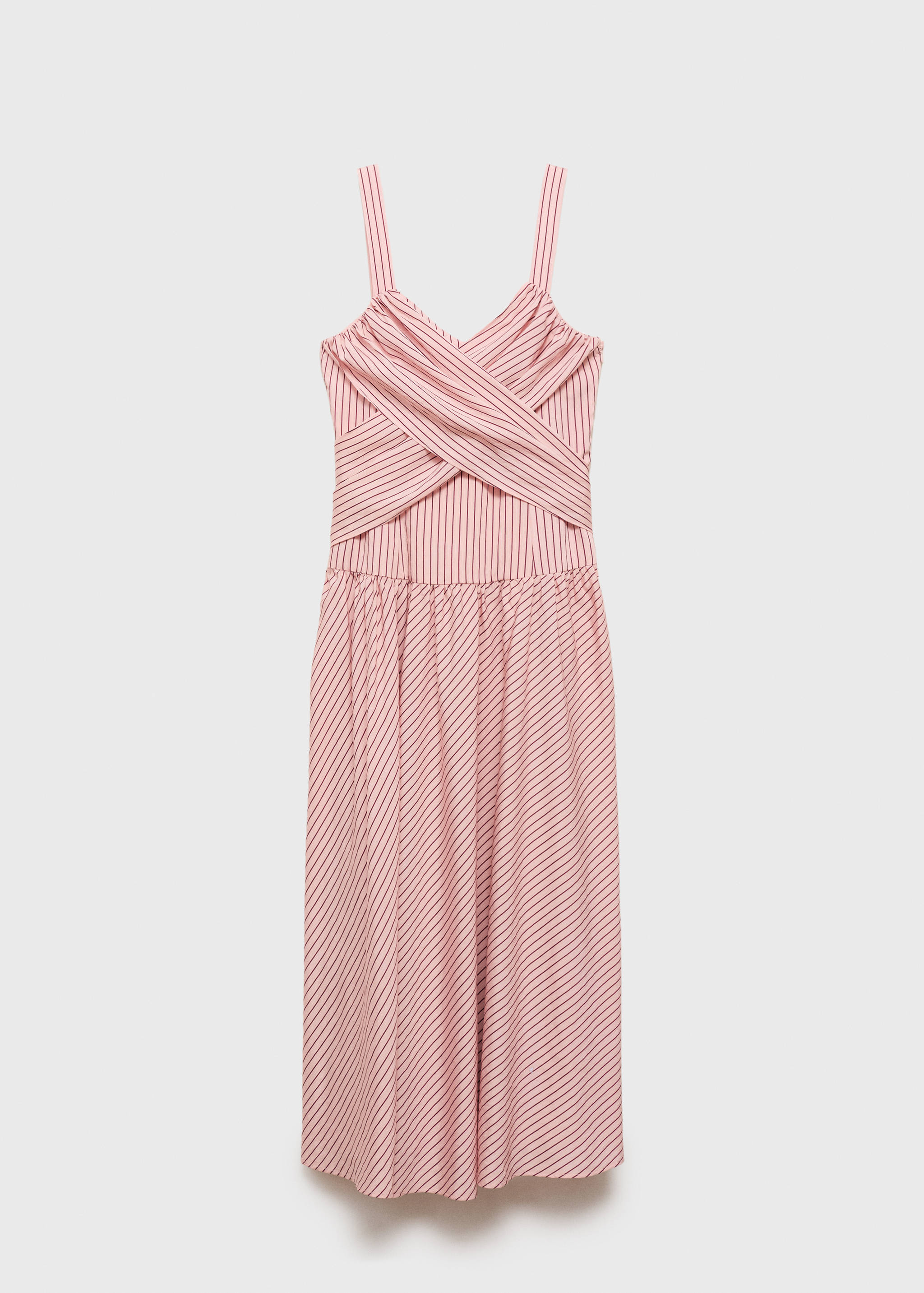 Robe cache-cœur à rayures - Article sans modèle