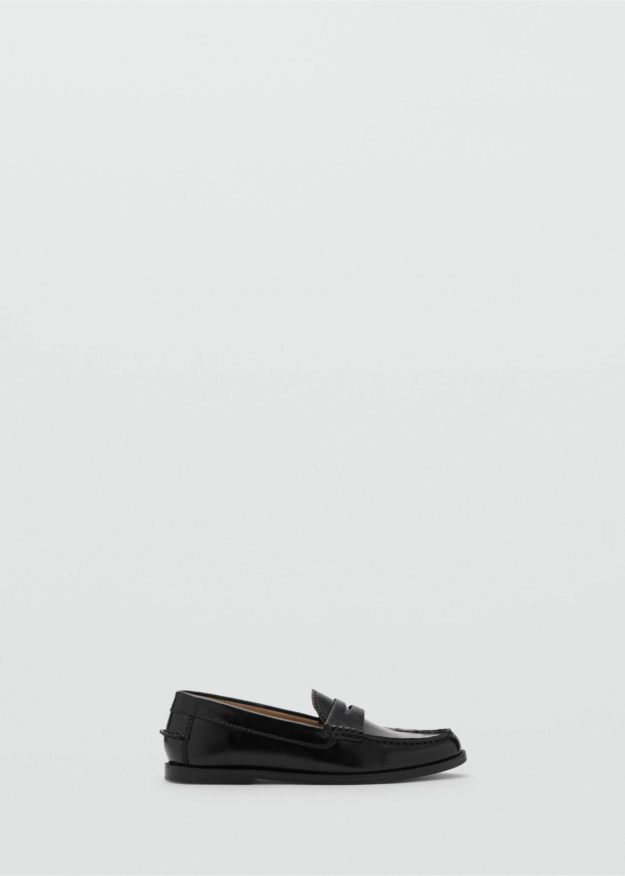Faux-leather moccasin - Article without model, Black. Ref: 17034098-00.