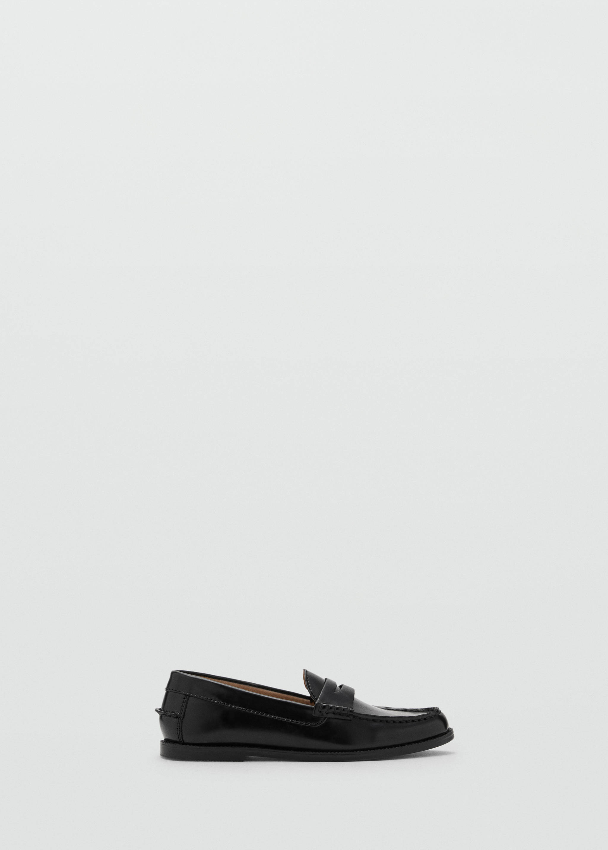 Faux-leather moccasin - Article without model