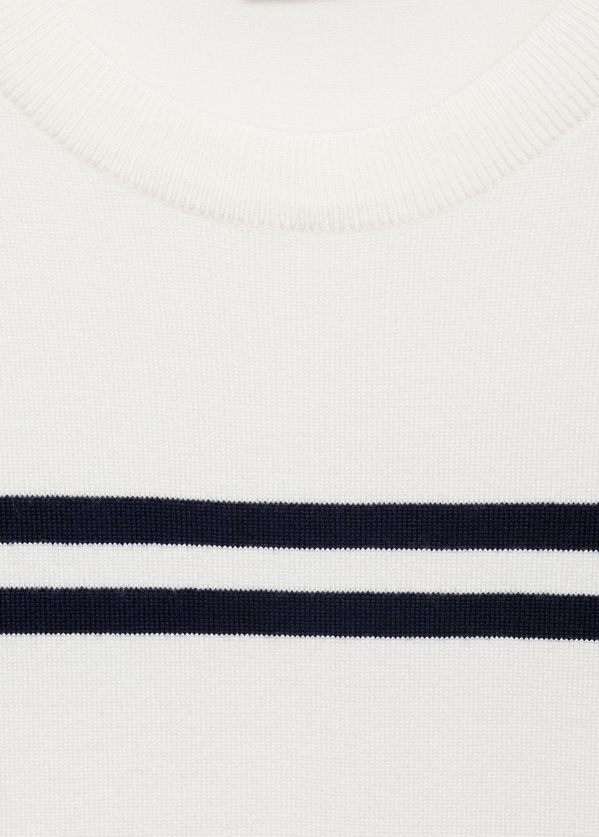 Gestreifter Kurzarm-Pullover - Detail des Artikels 8