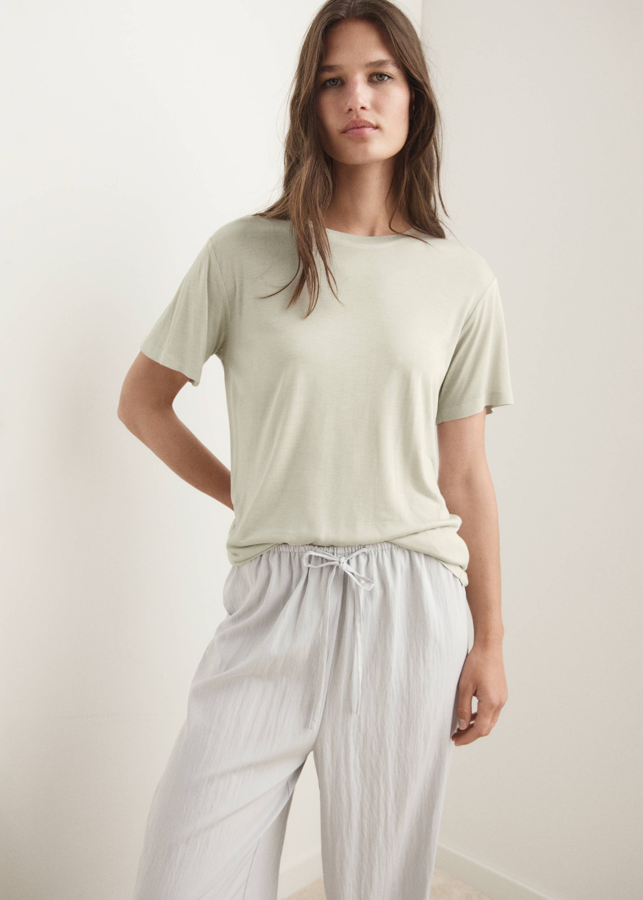 Garment washed t-shirt - Medium plane