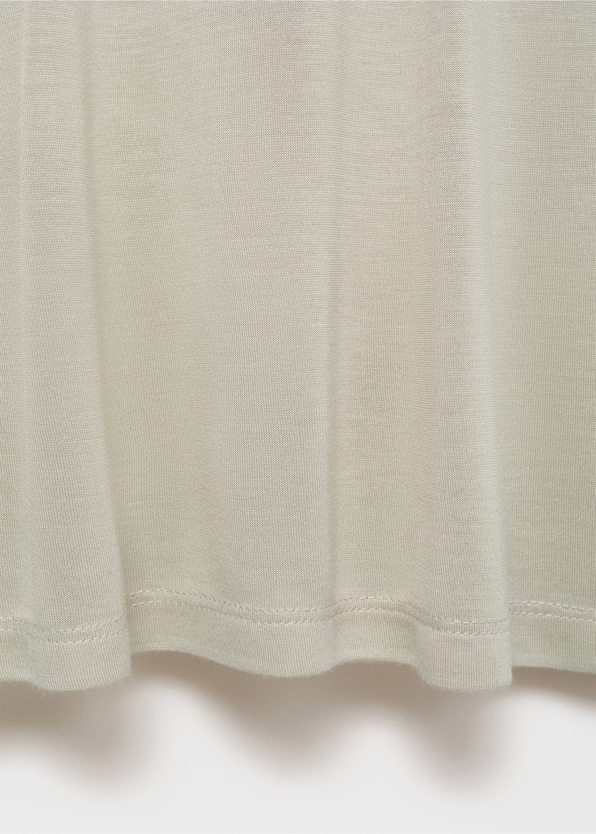 Garment washed t-shirt - Details of the article 0, Pastel Green. Ref: 17034105-00.