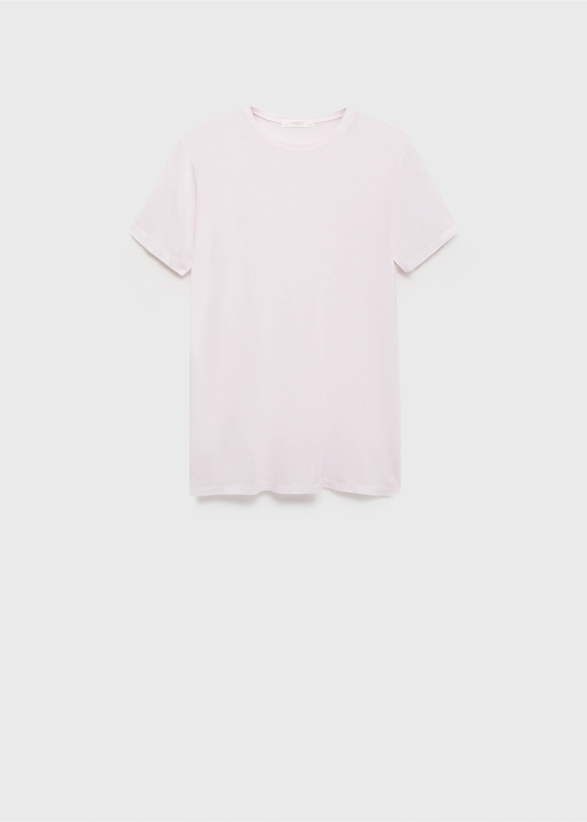 T-skjorte garment washed - Artikkel uten modell, Lyst/pastell grå. Ref: 17034105-00.
