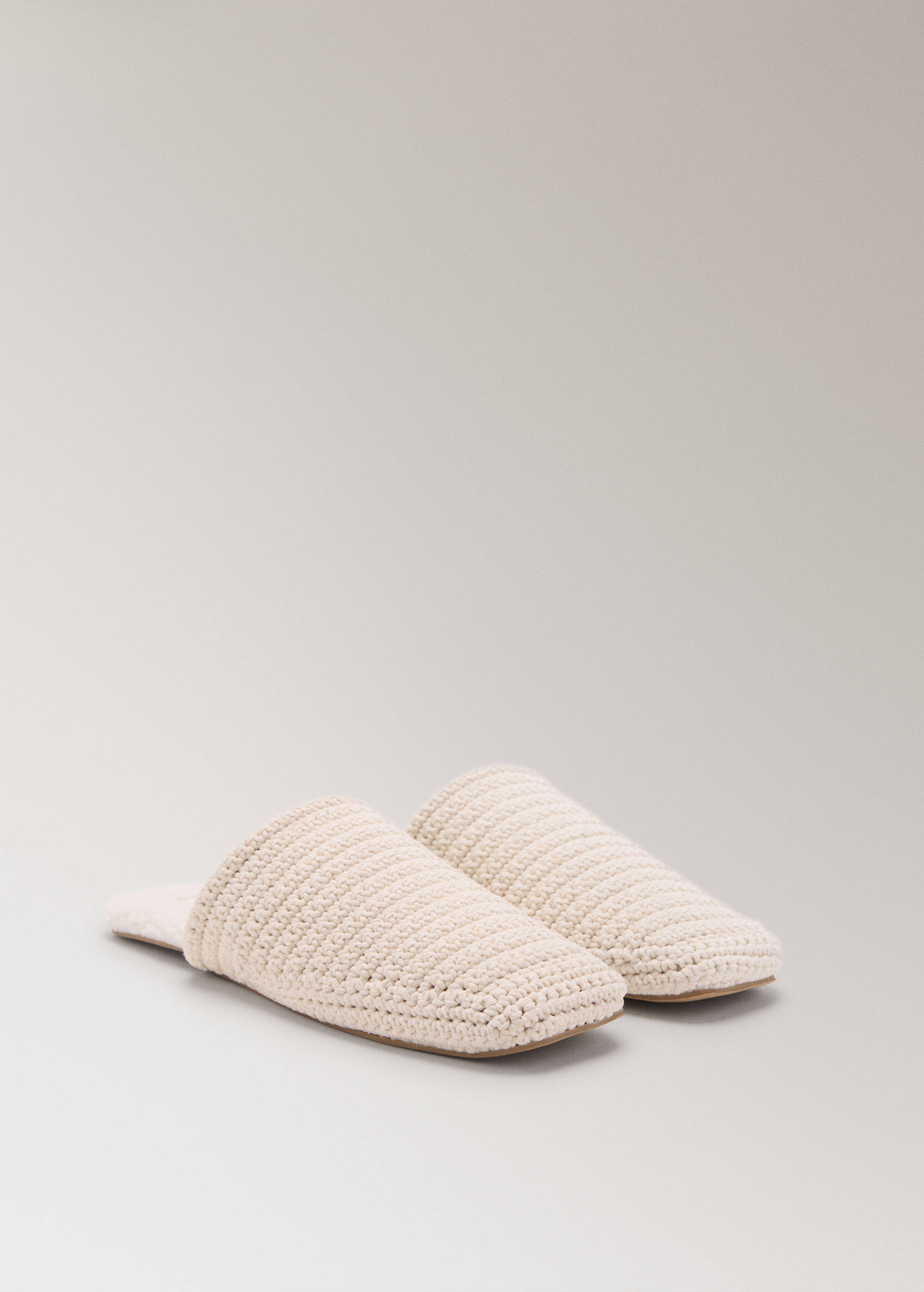 Pantofole crochet montone - Piano medio