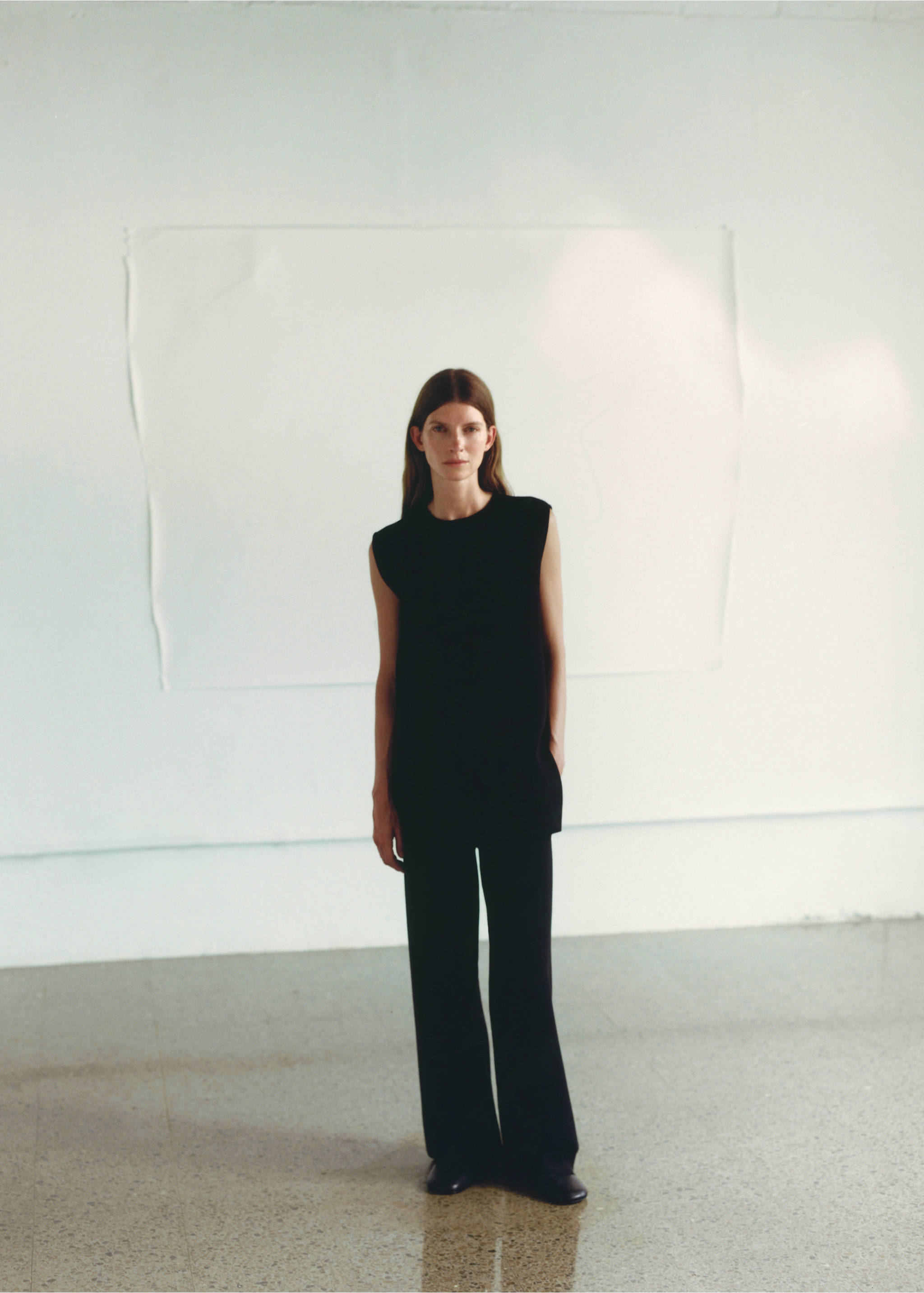 Milano fabric pyjama trousers - Details of the article 7, Black. Ref: 17034107-00.