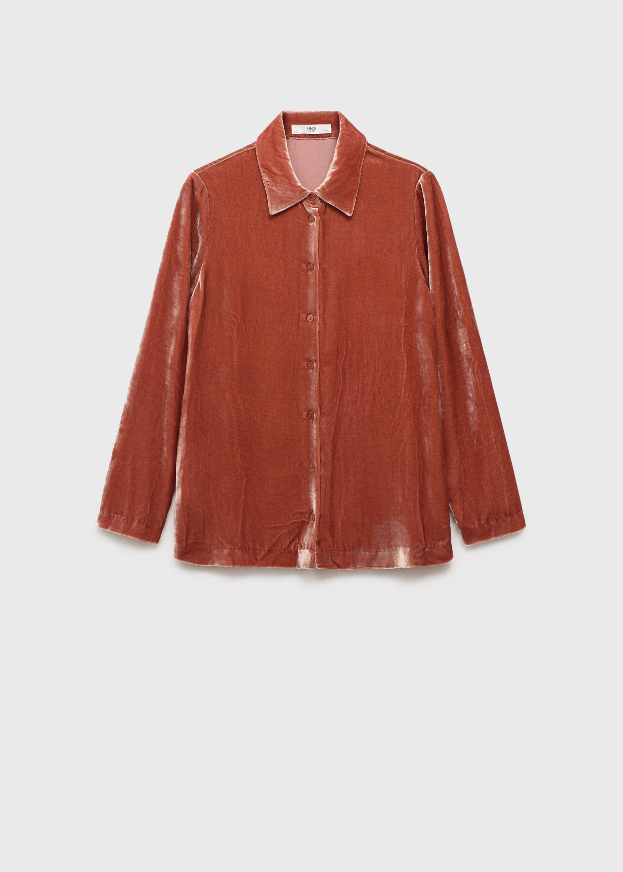 Silk velvet shirt - Article without model