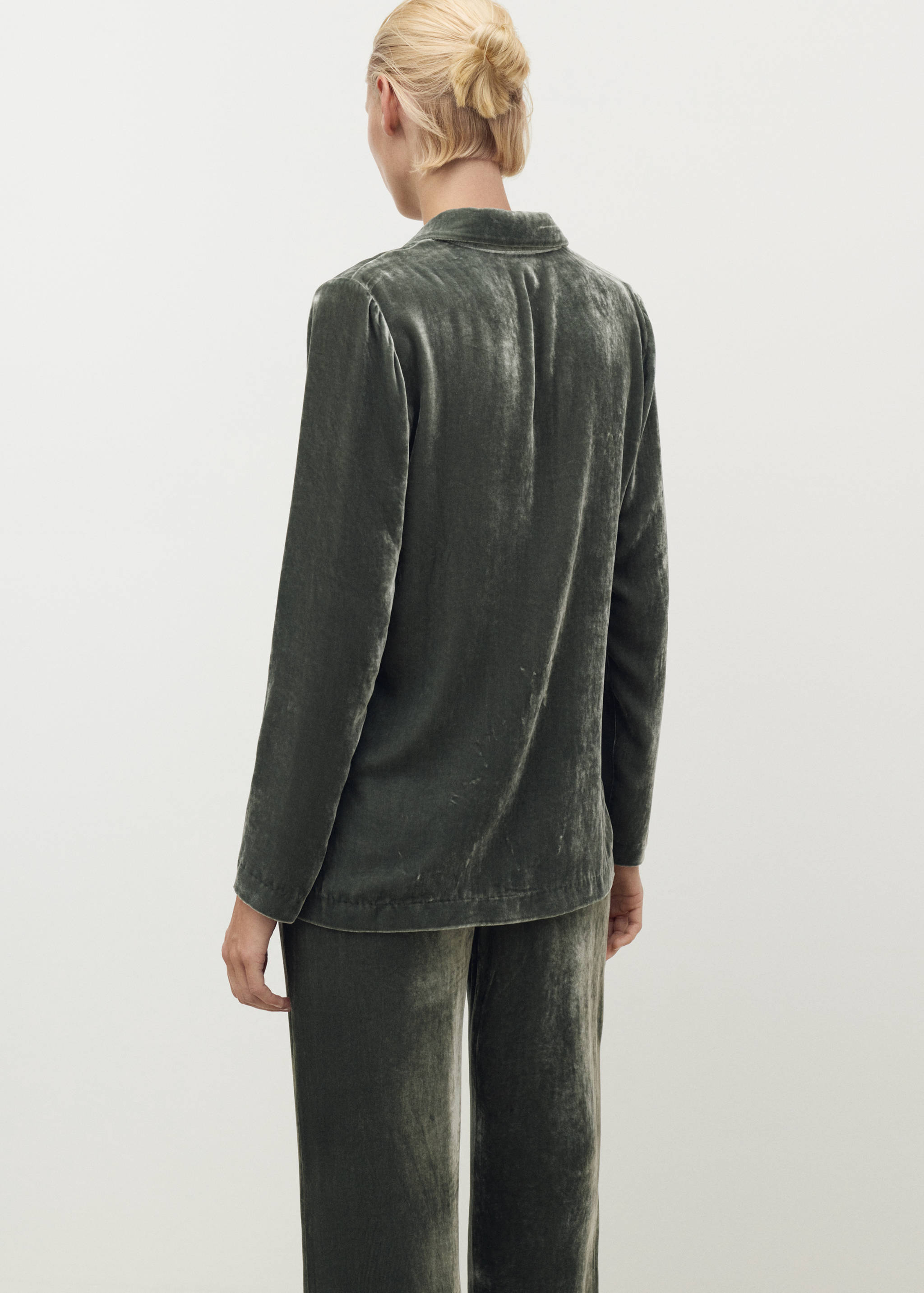 Camisa velvet seda - Revers de l'article