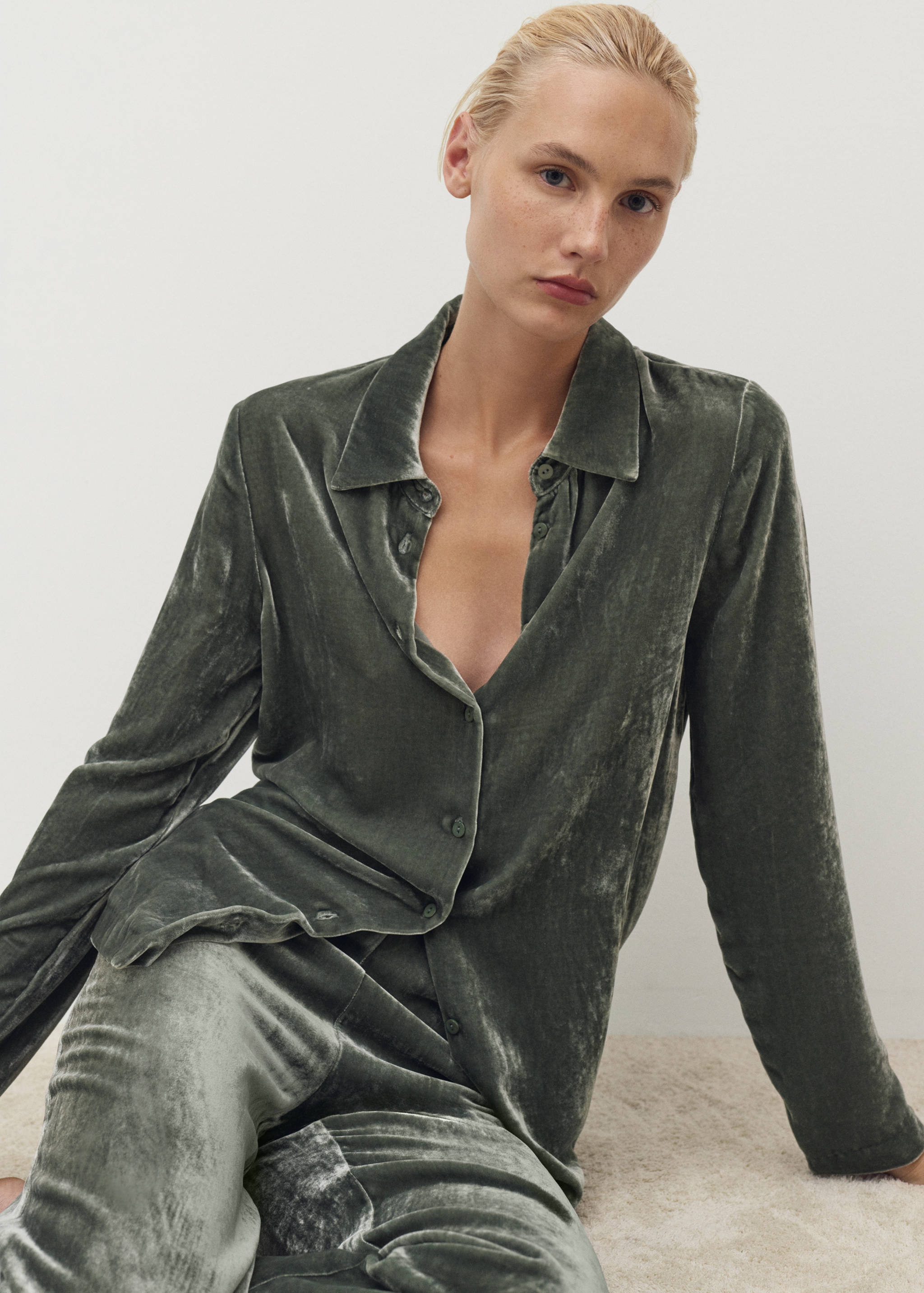 Camisa velvet seda - Detall de l'article 2