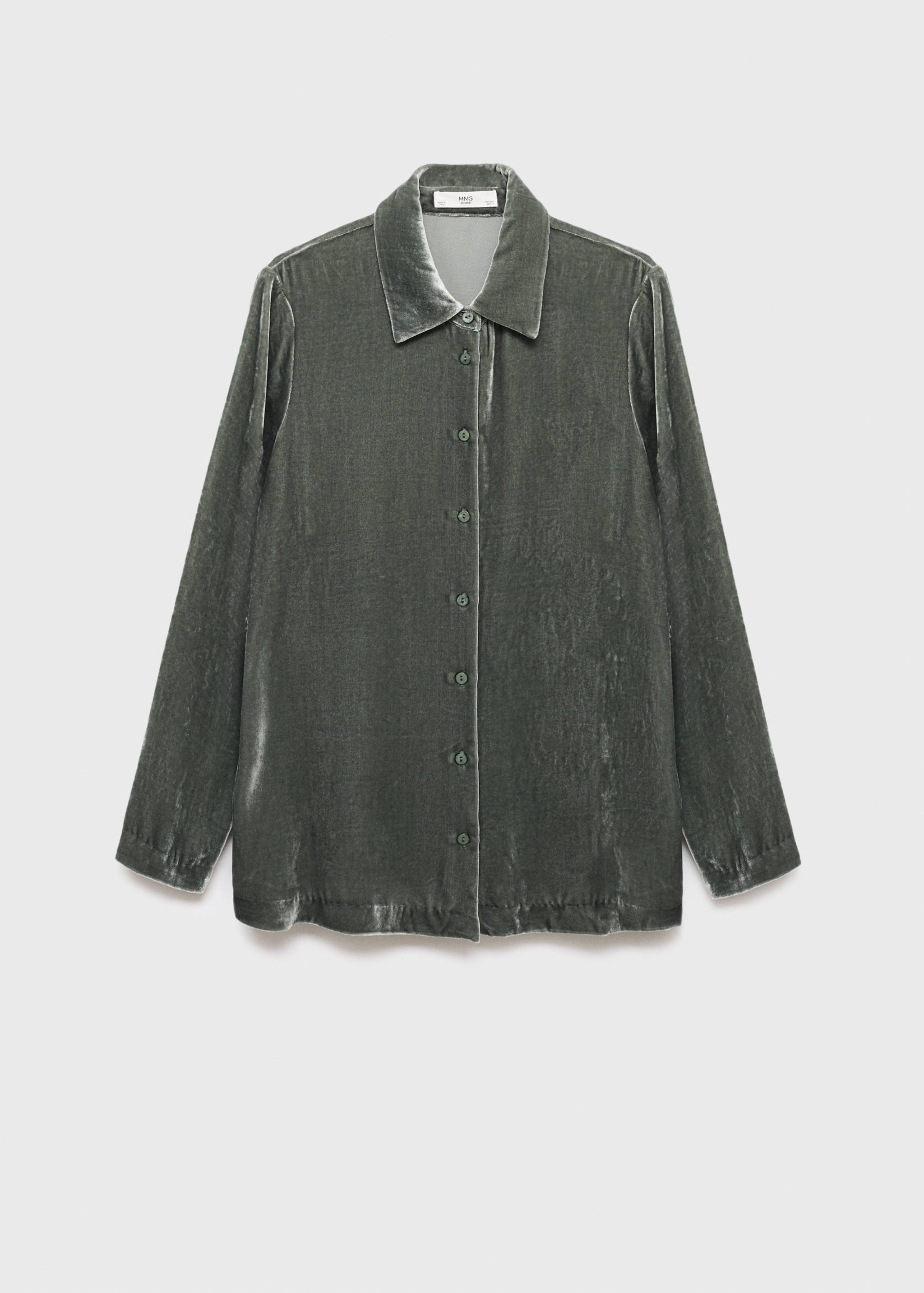 Camisa velvet seda - Article sense model