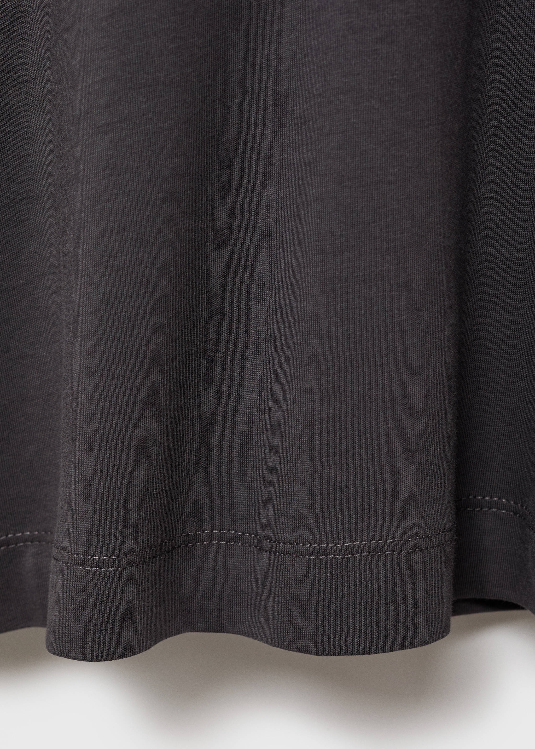 Cotton pyjama t-shirt with sleeve detail - Details of the article 8