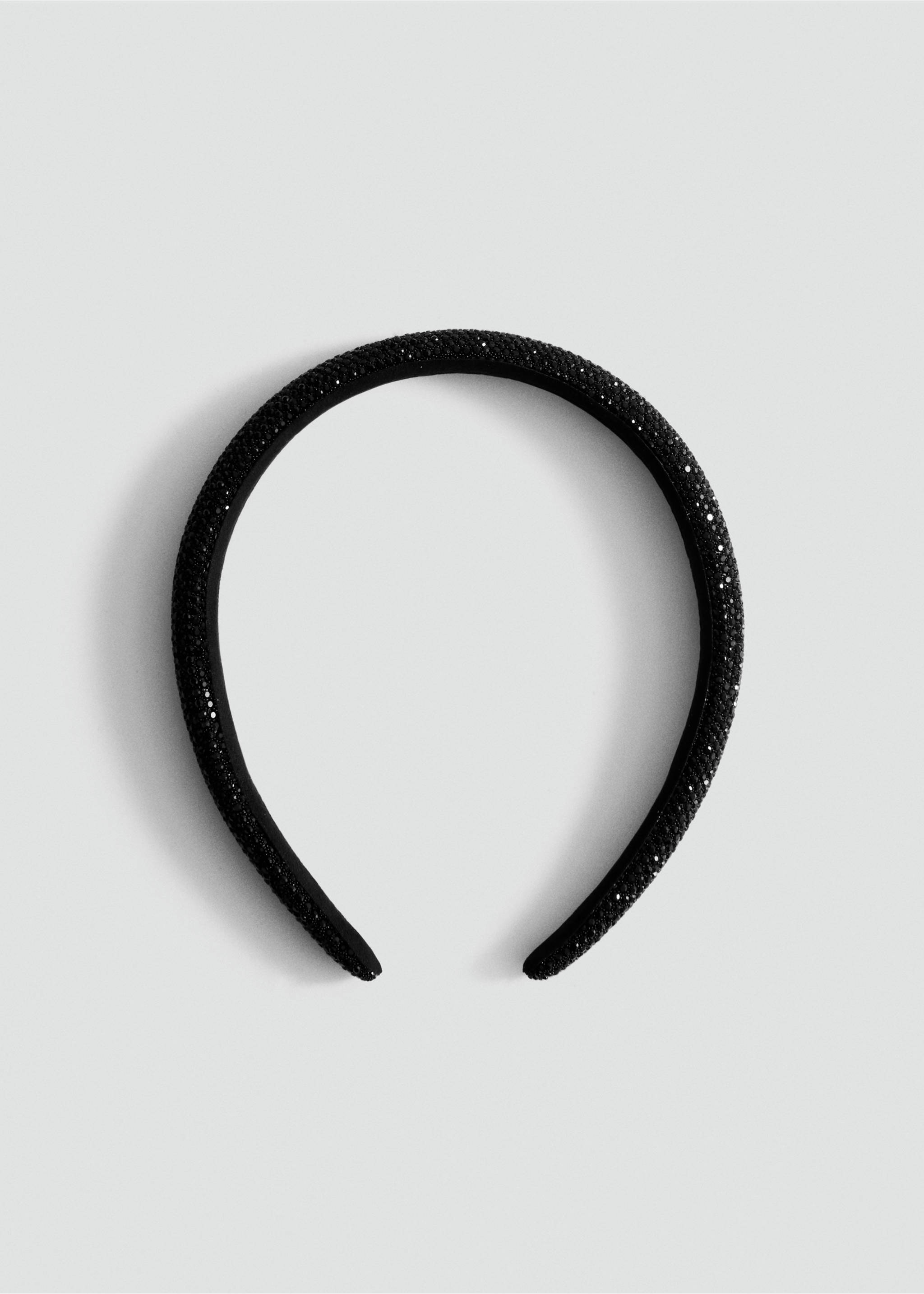 Glitter headband - Article without model, Black. Ref: 17034117-00.