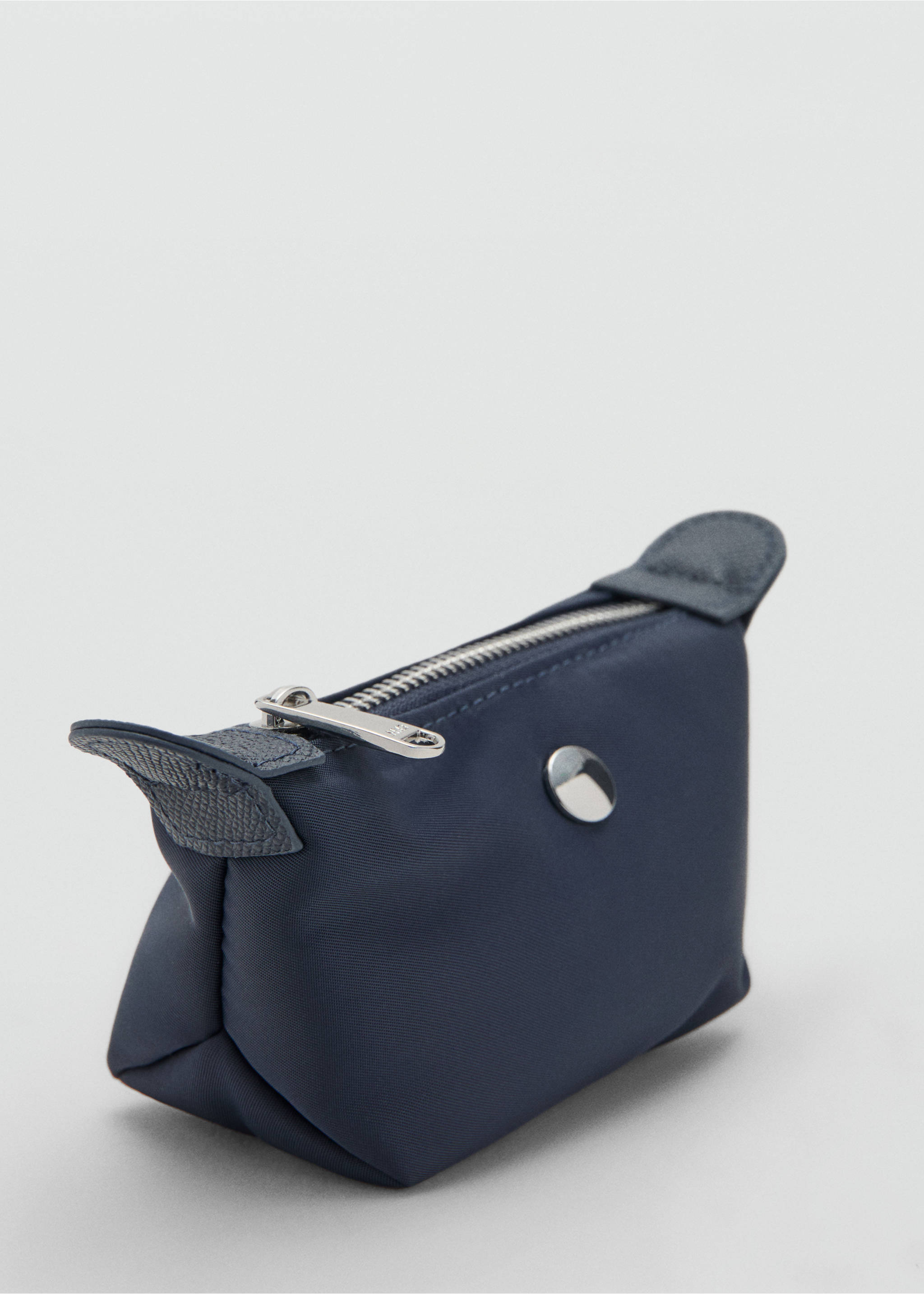 Kleines Nylon-Necessaire - Mittlere Ansicht, Marineblau. Ref: 17034124-00.