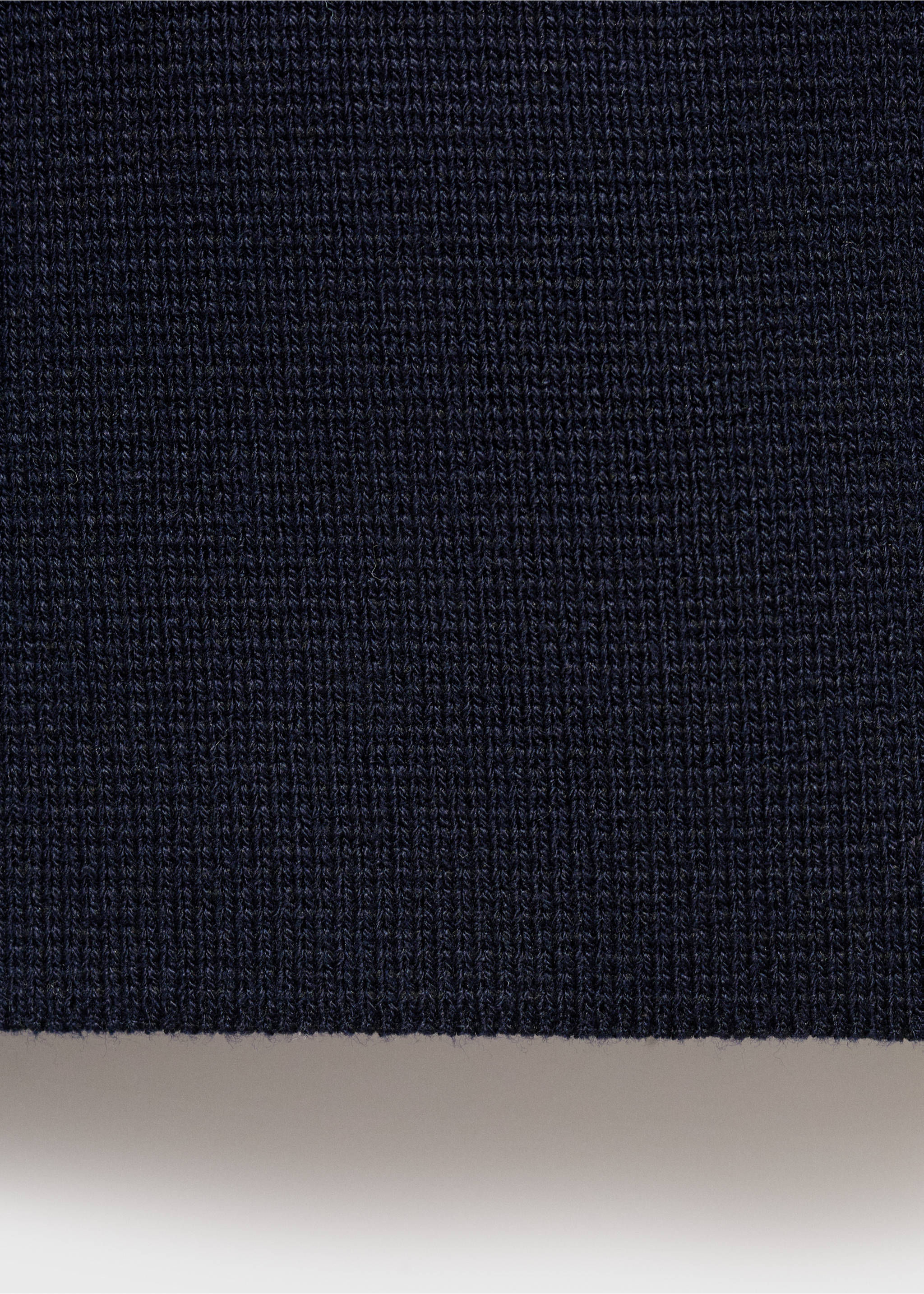 Fine-knit boat-neck sweater - Details of the article 0, Dark Navy. Ref: 17034139-00.