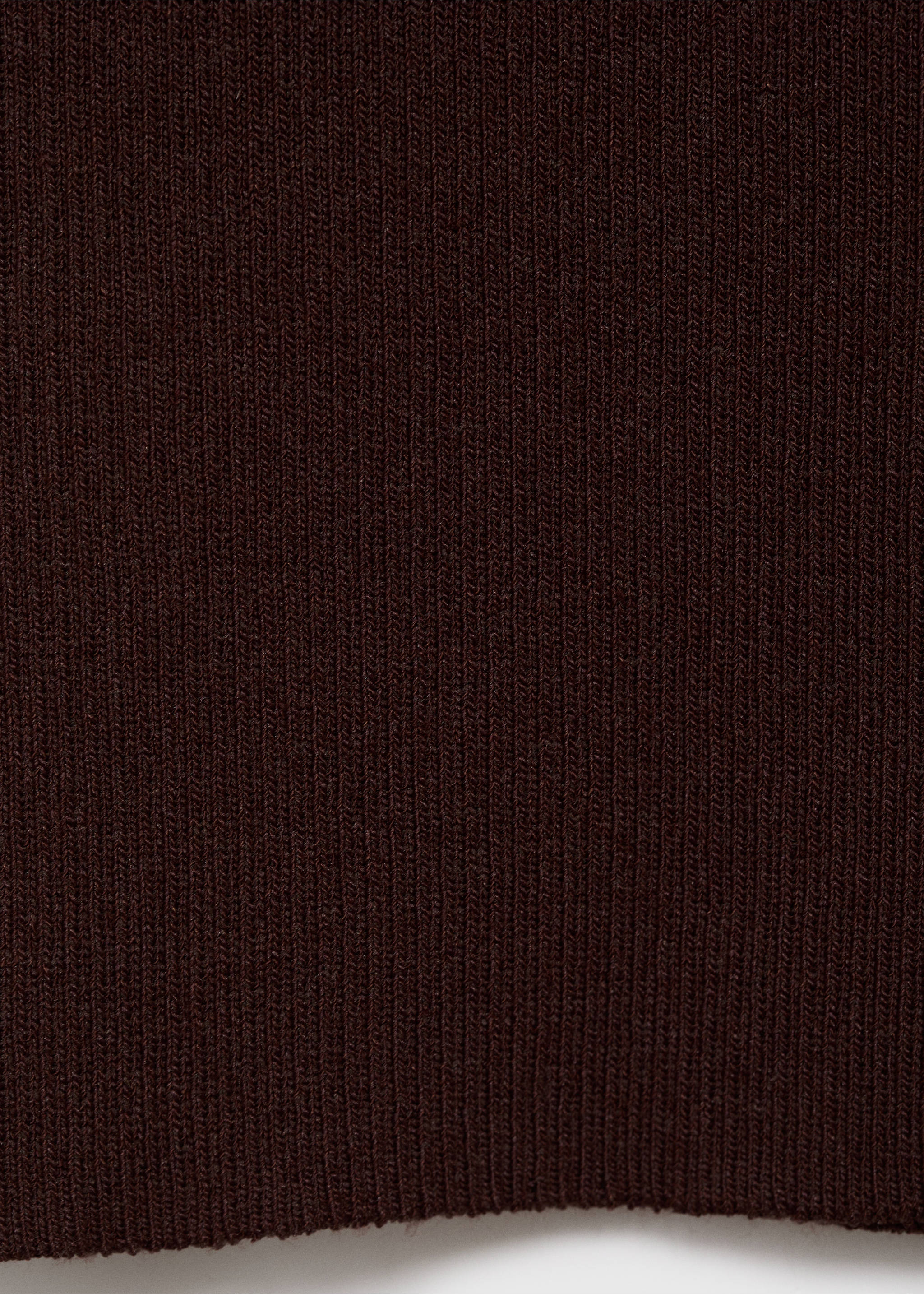Gilet maille fentes - Détail de l'article 0, Marron. Ref: 17034140-00.
