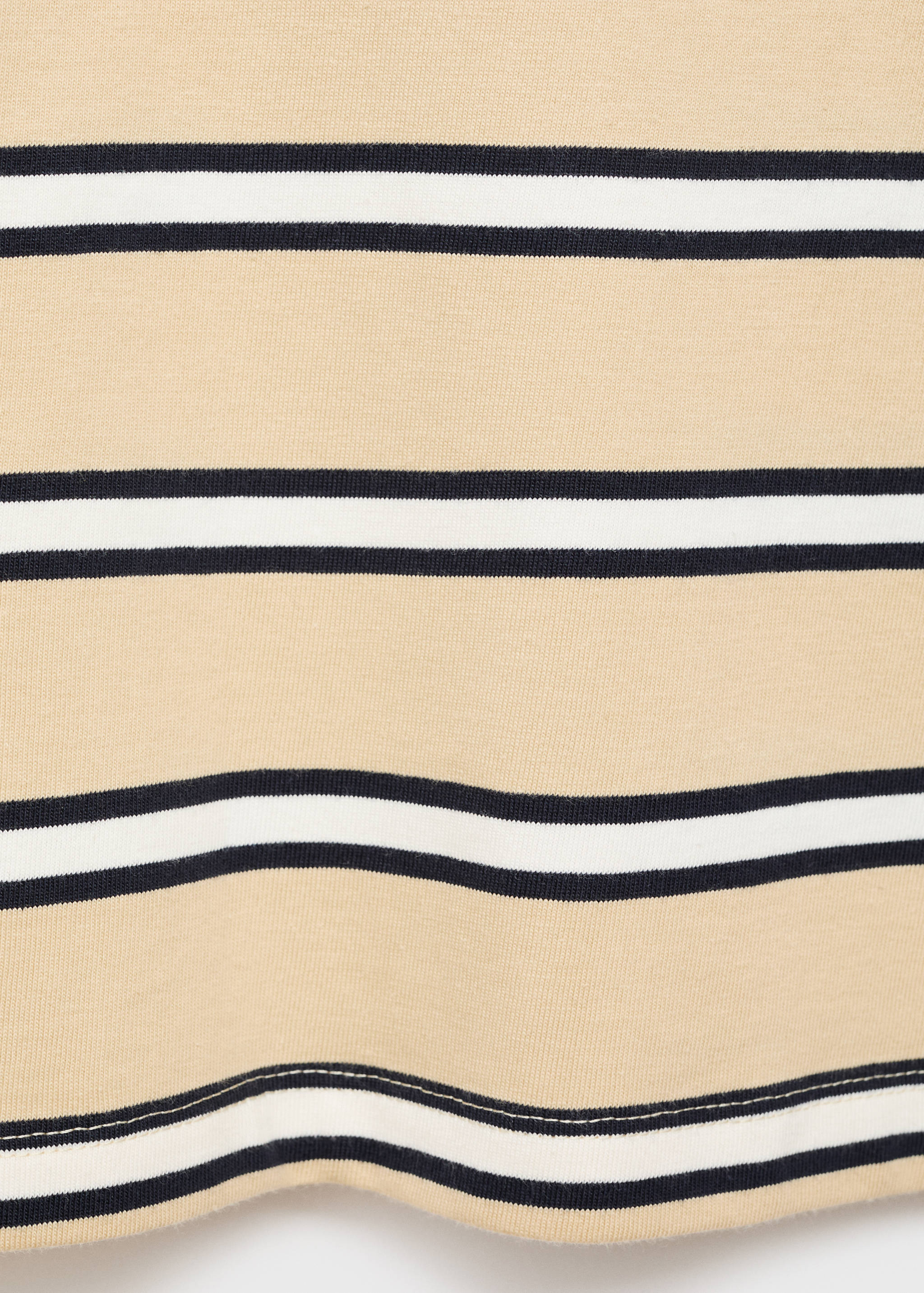 T-shirt coton à rayures - Détail de l'article 0