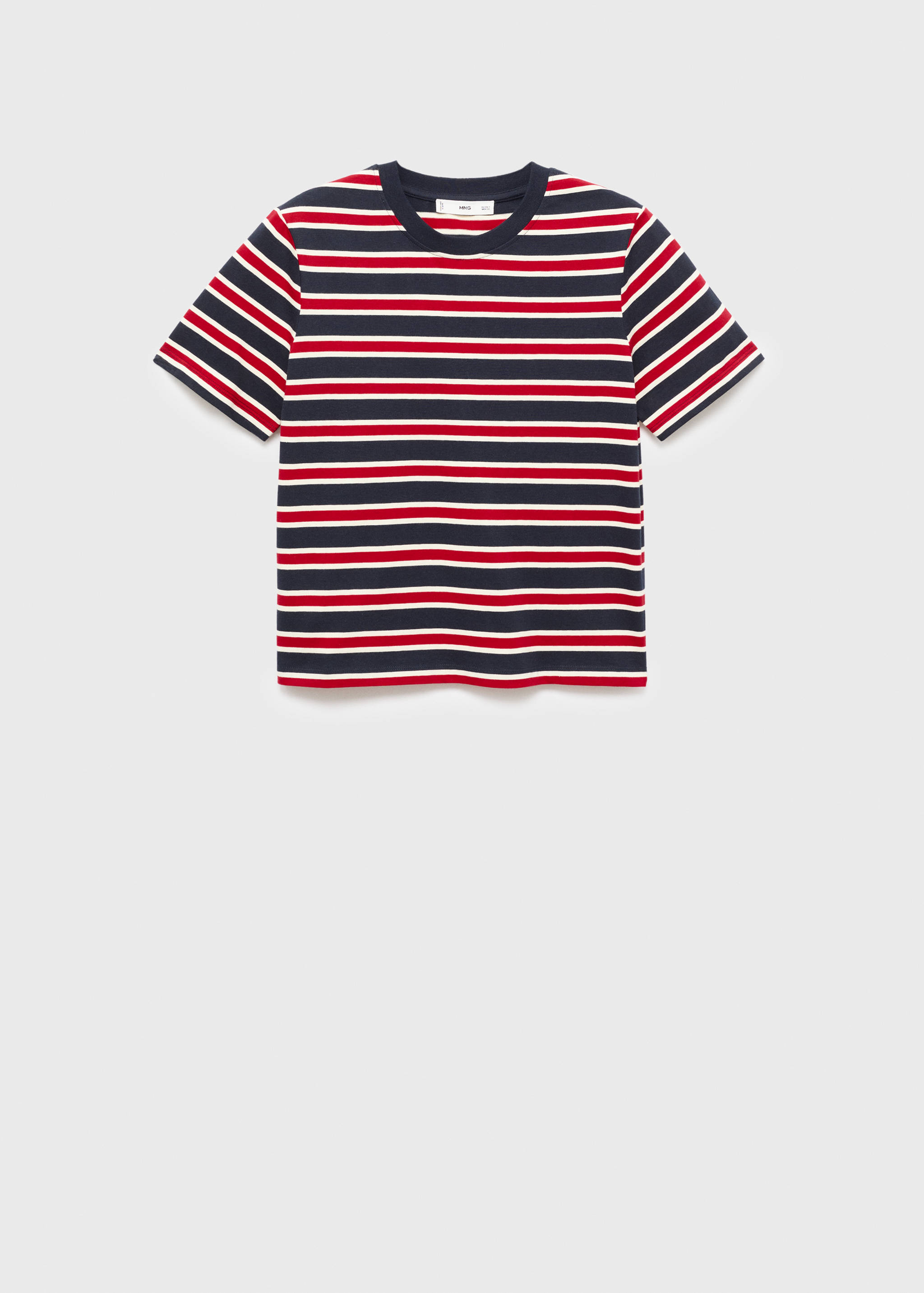 T-shirt coton à rayures - Article sans modèle