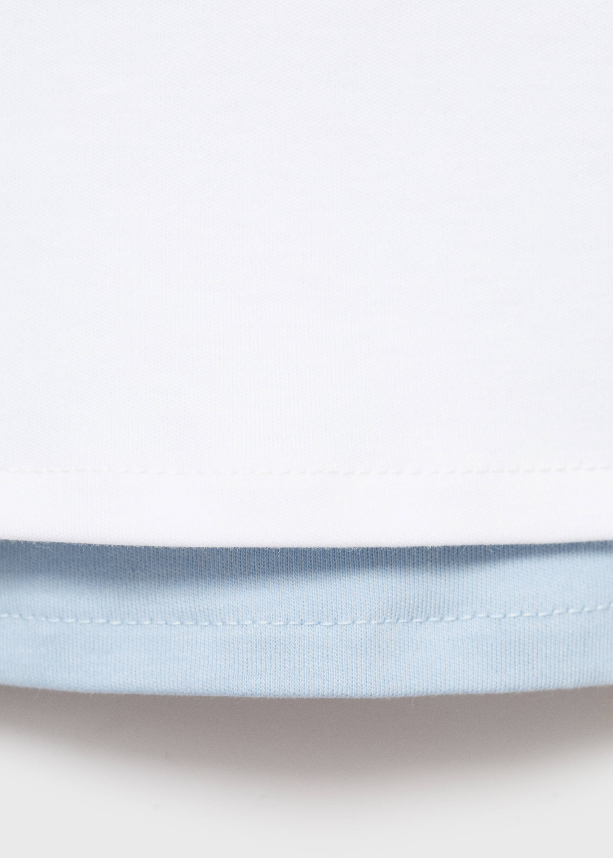 Double cotton t-shirt - Details of the article 0