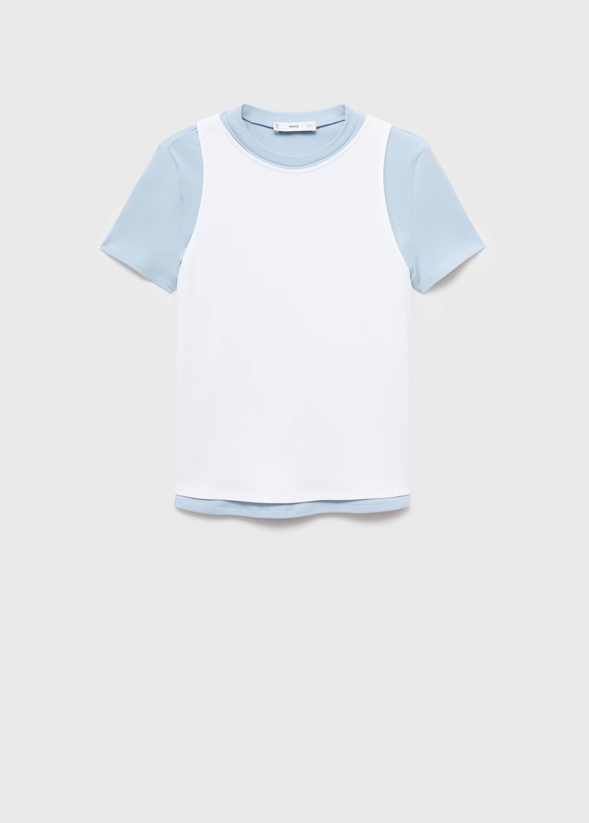 Double cotton t-shirt - Article without model
