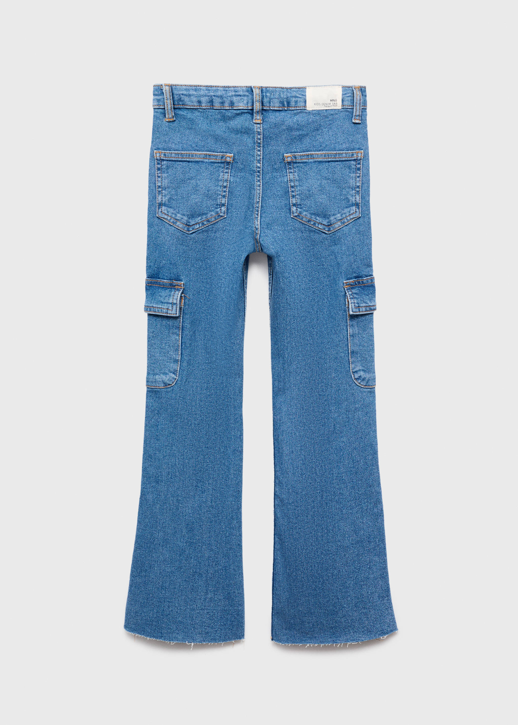 Jeans flare cargo - Reverso del artículo