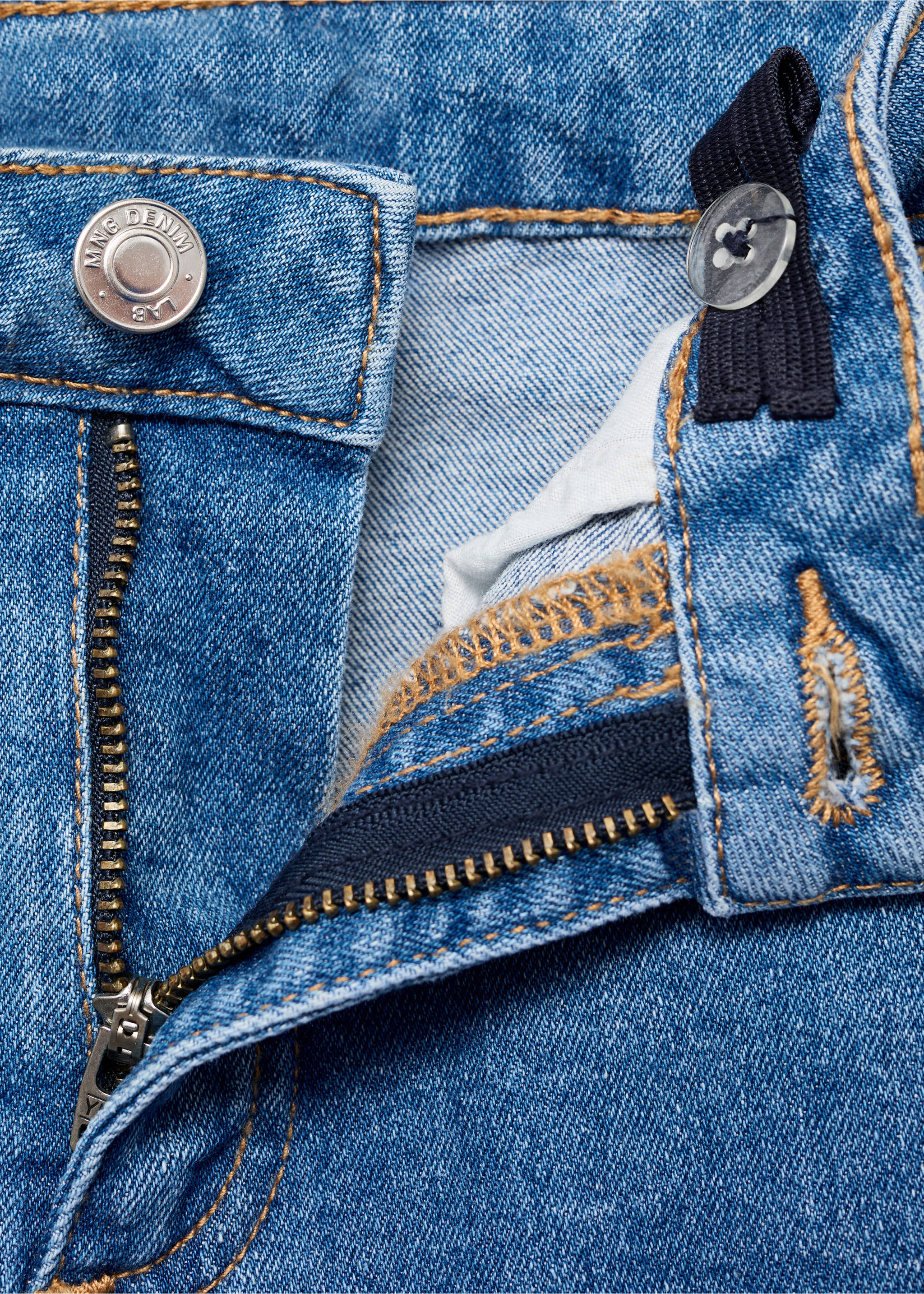 Jeans flare cargo - Detalle del artículo 8, Azul medio. Ref: 17034411-00.