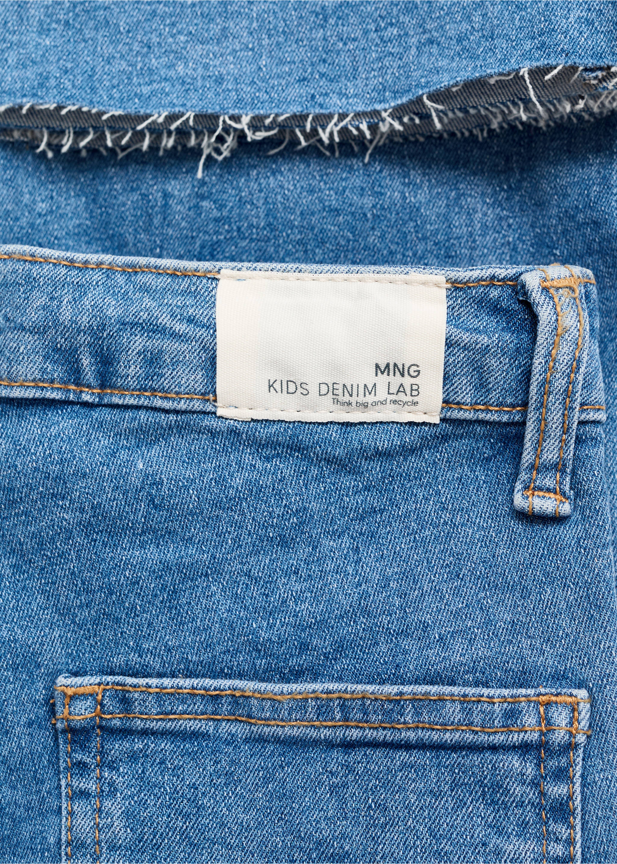 Jeans flare cargo - Detalle del artículo 0, Azul medio. Ref: 17034411-00.
