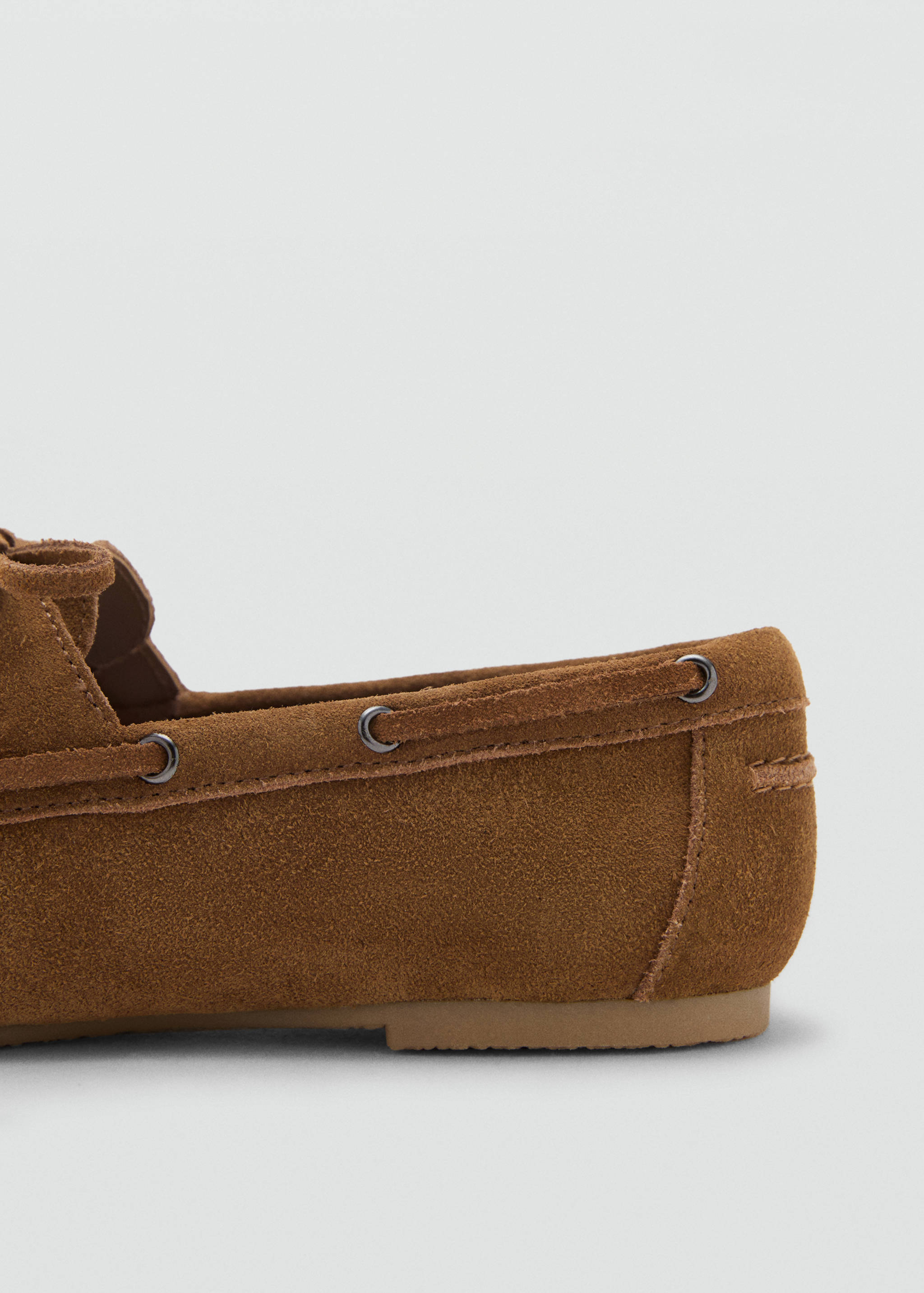 Chaussures bateau cuir suède - Détail de l'article 1