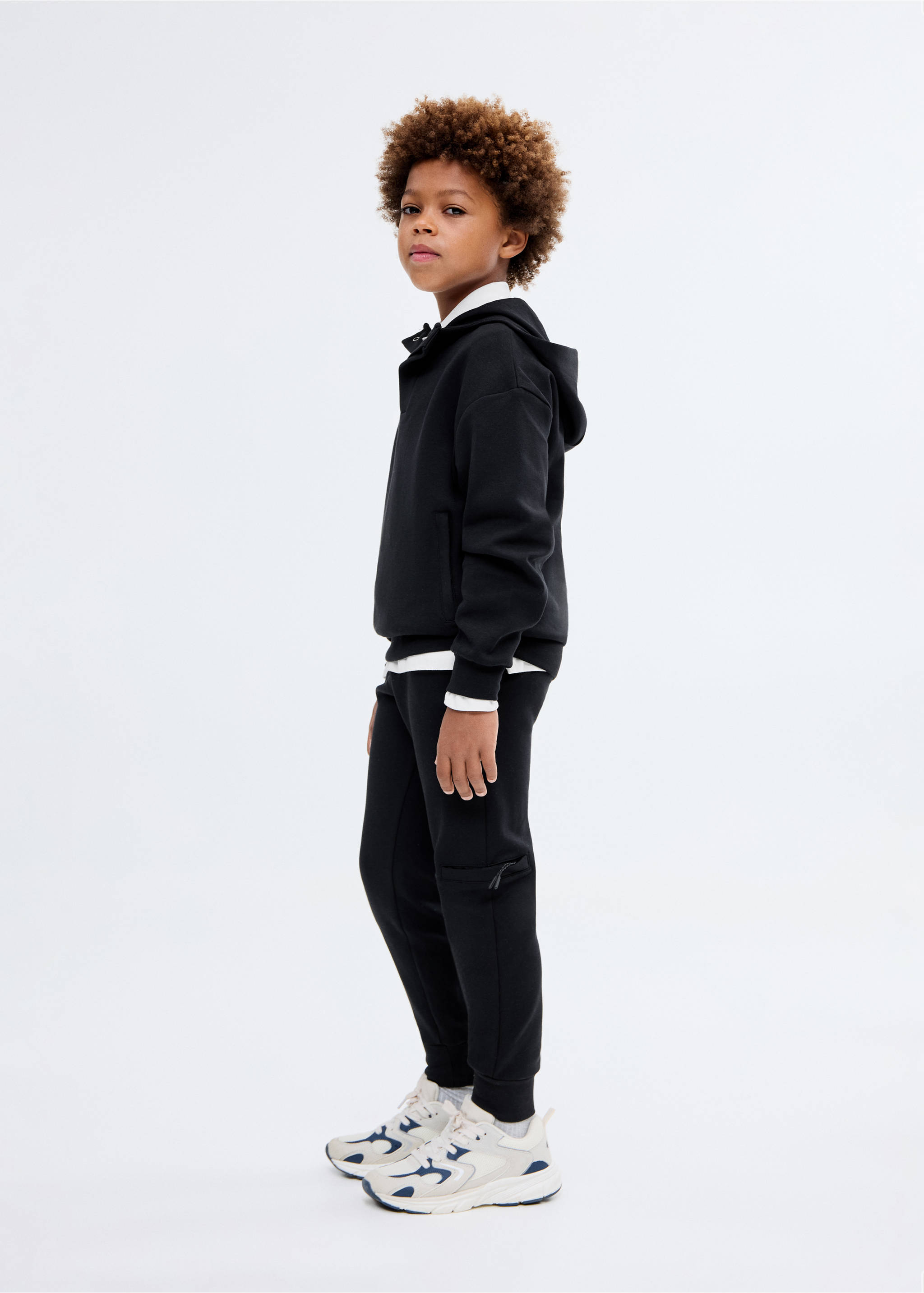 Joggers interlock - Pla general, Negre. Ref: 17034419-00.