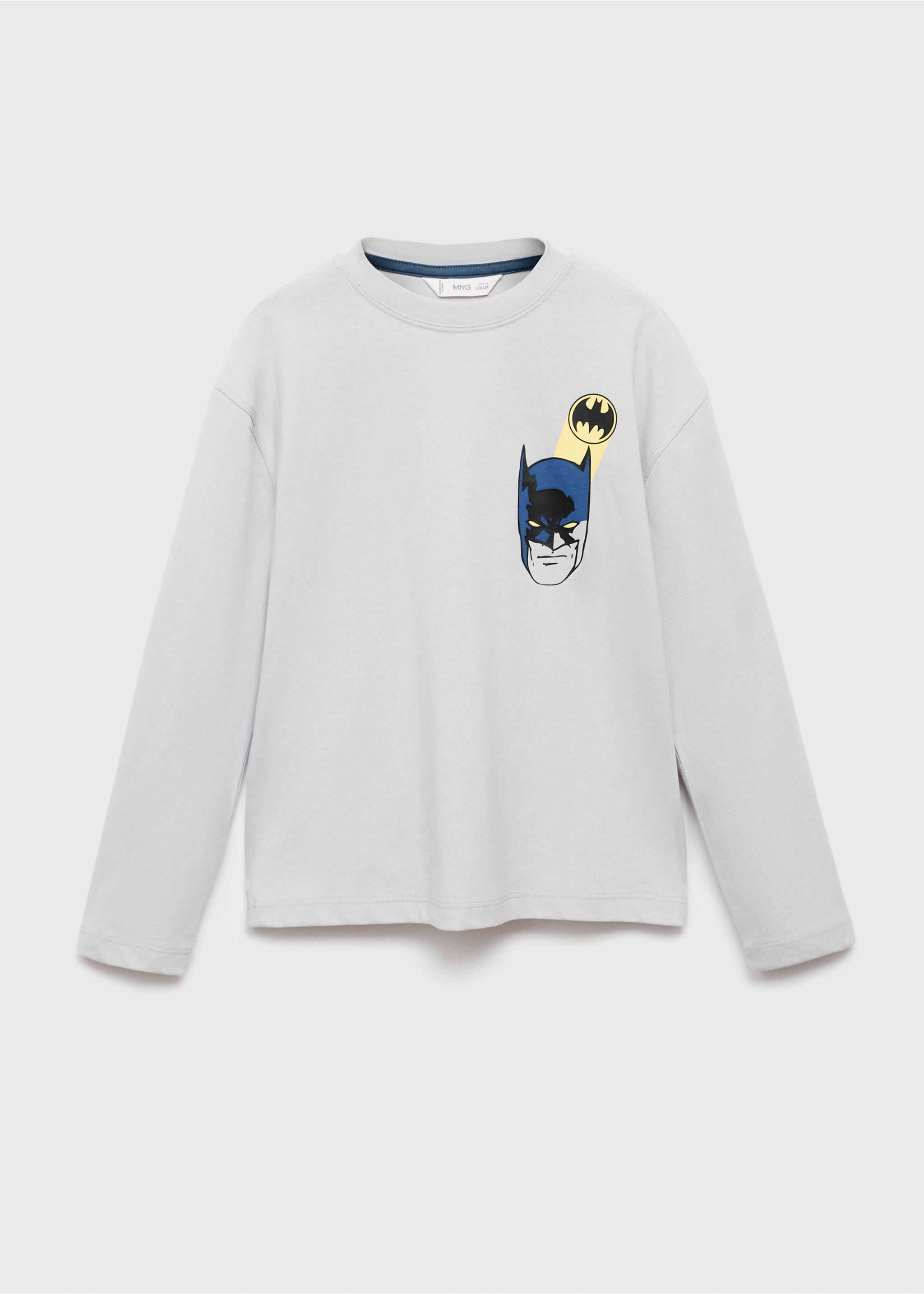 Batman long sleeve T-shirt - Article without model, Ice Grey. Ref: 17034420-00.