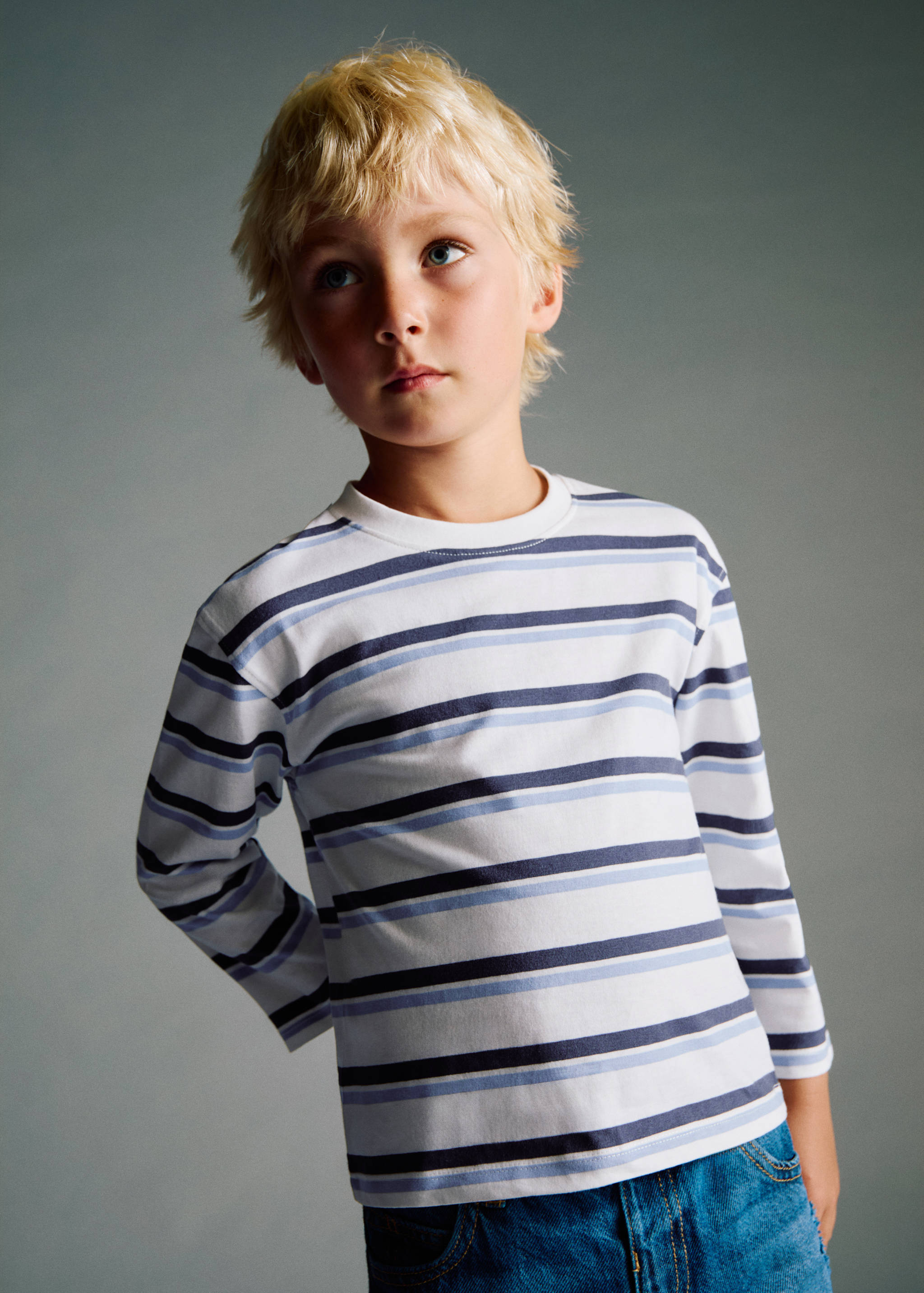 Randig bomullströja - Allmän bild