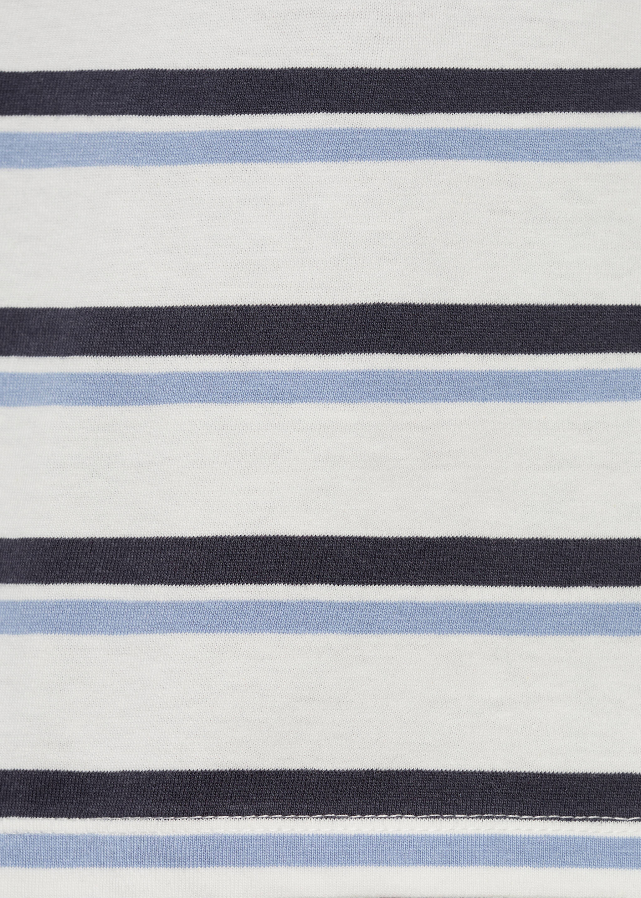 Randig bomullströja - Detaljer om artikeln 0, Benvit. Ref: 17034422-00.