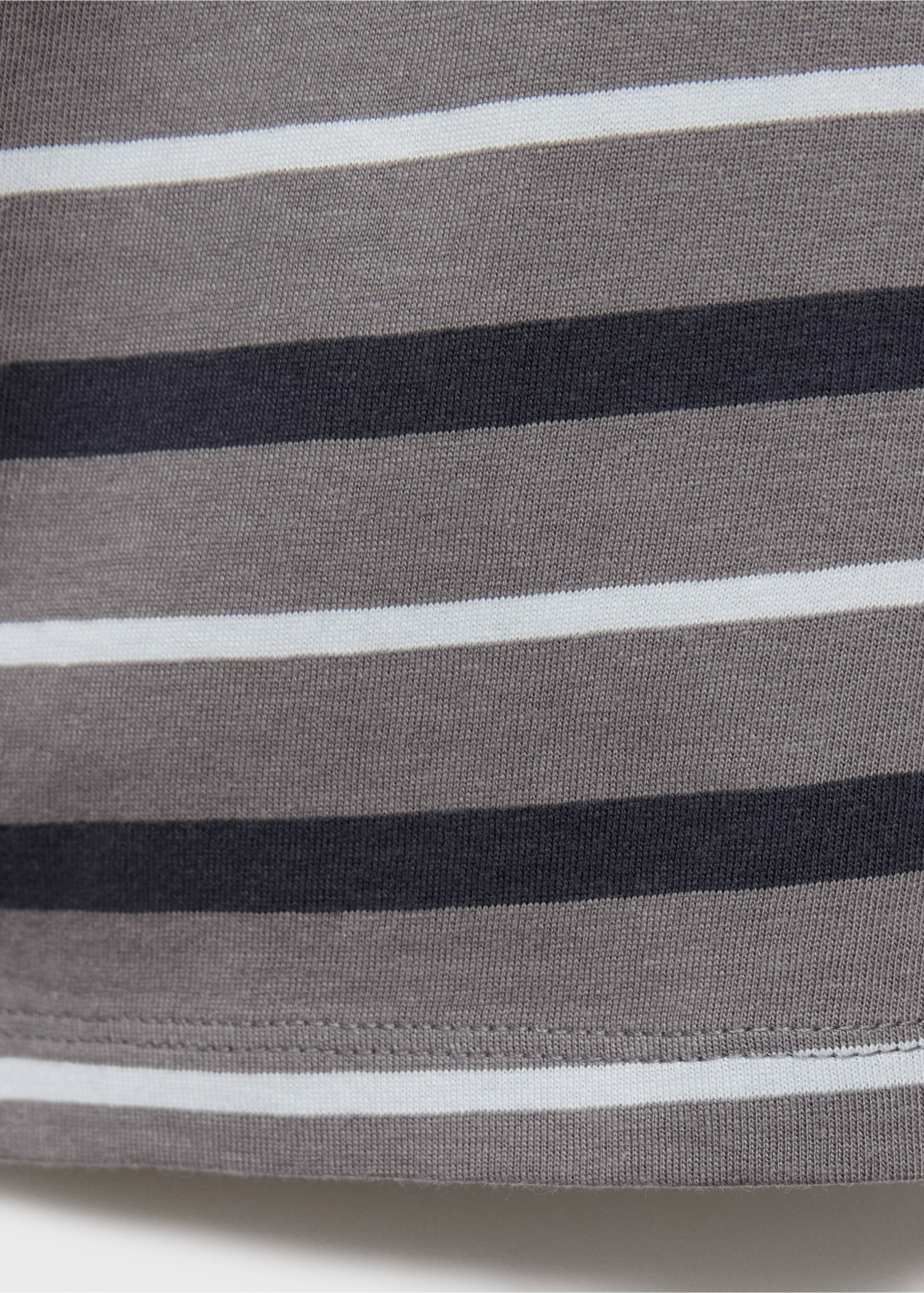 Randig bomullströja - Detaljer om artikeln 0, Grå. Ref: 17034422-00.