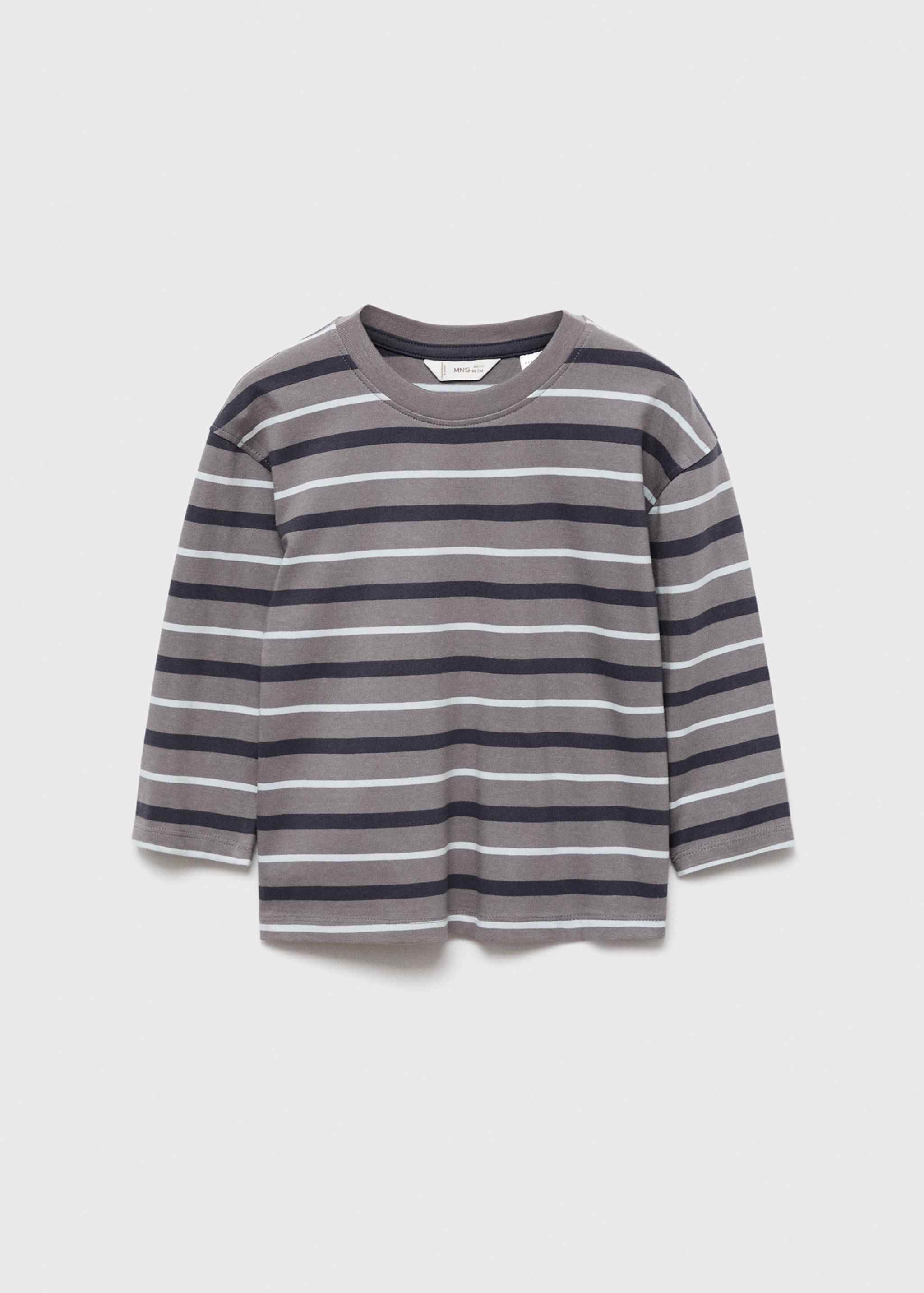 Striped cotton t-shirt - Article without model