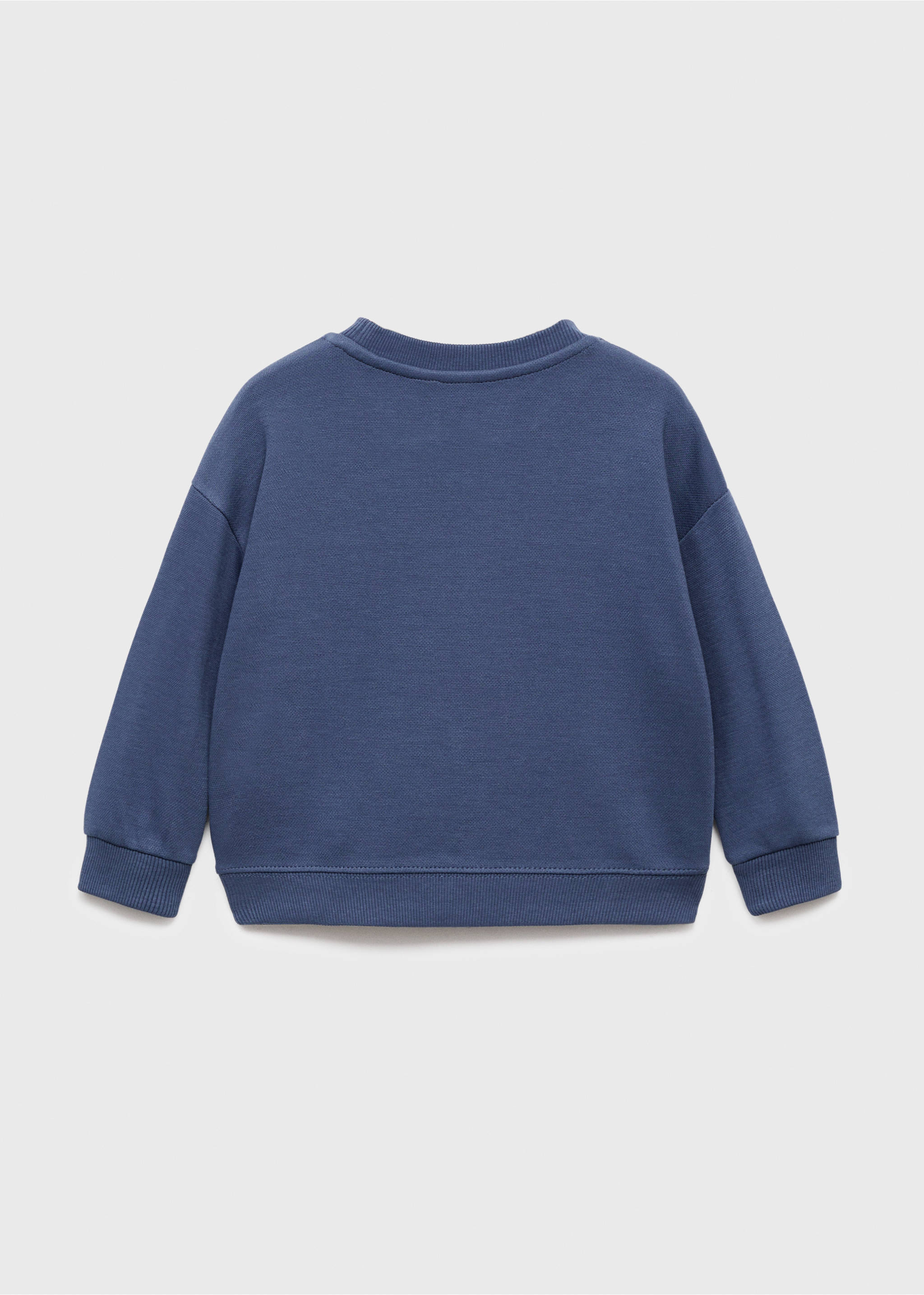 Oversize cotton sweatshirt - Reverse of the article, Night Blue. Ref: 17034428-00.