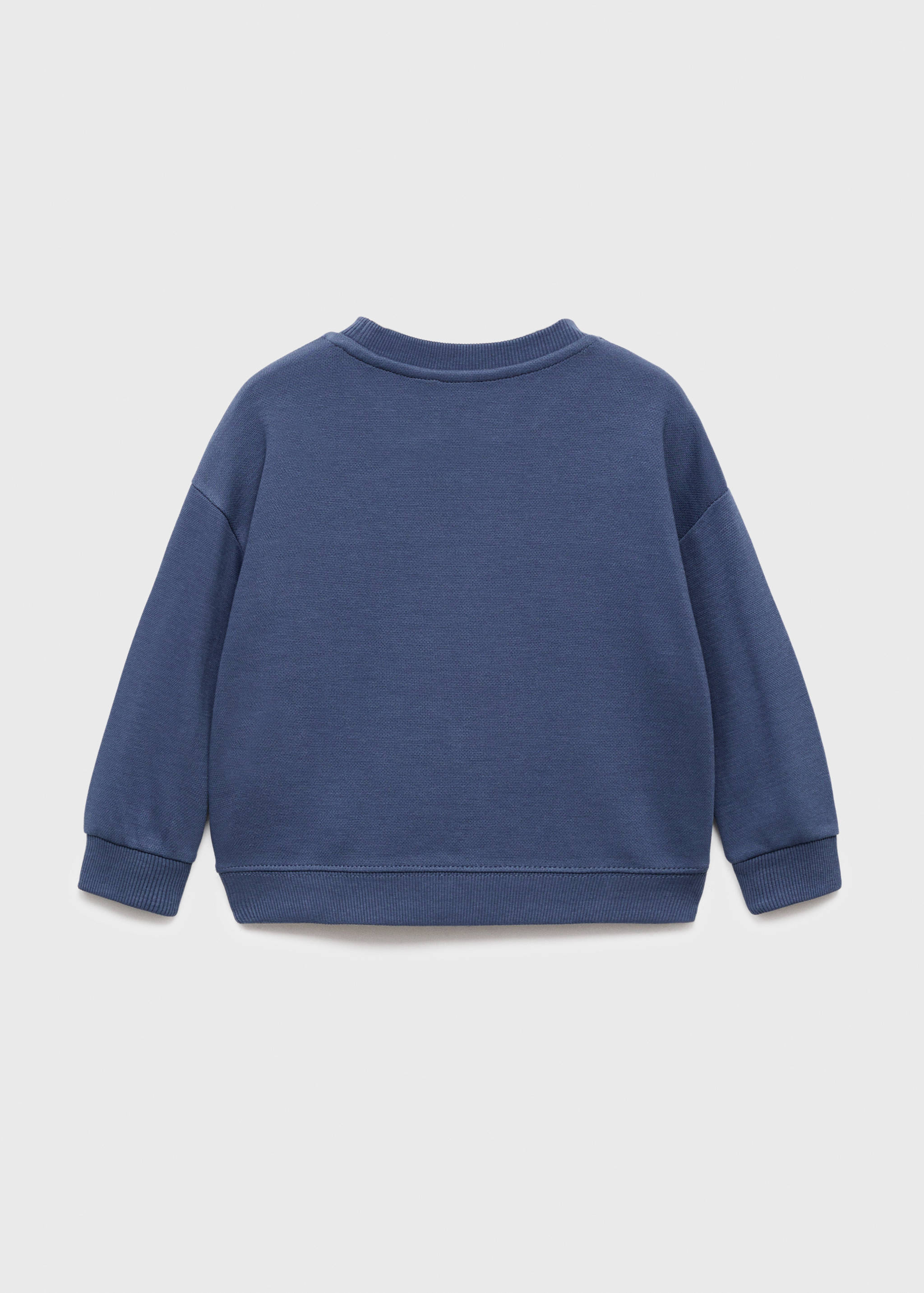 Oversize cotton sweatshirt - Reverse of the article