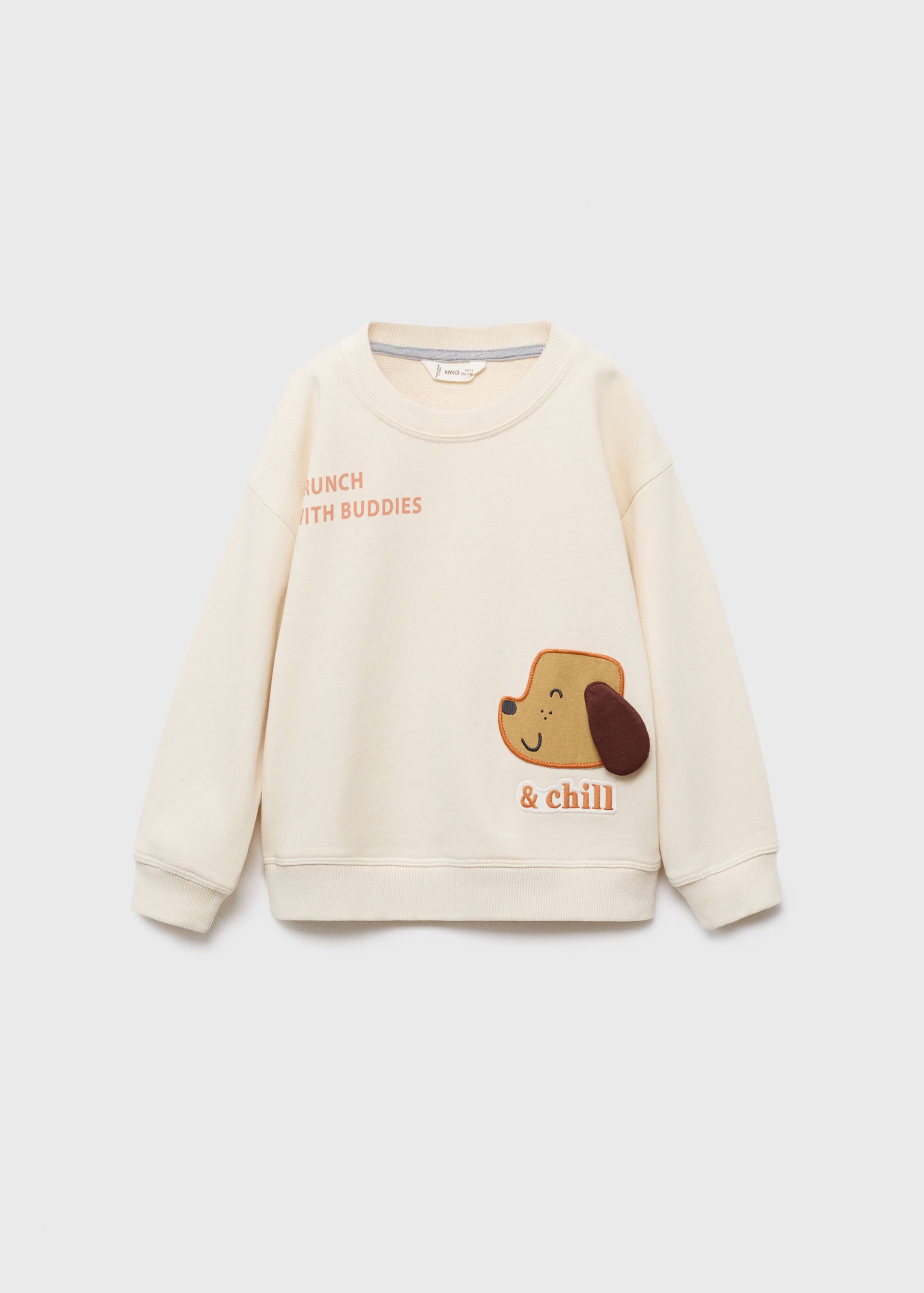 Sweat imprimé animal à broderie - Article sans modèle