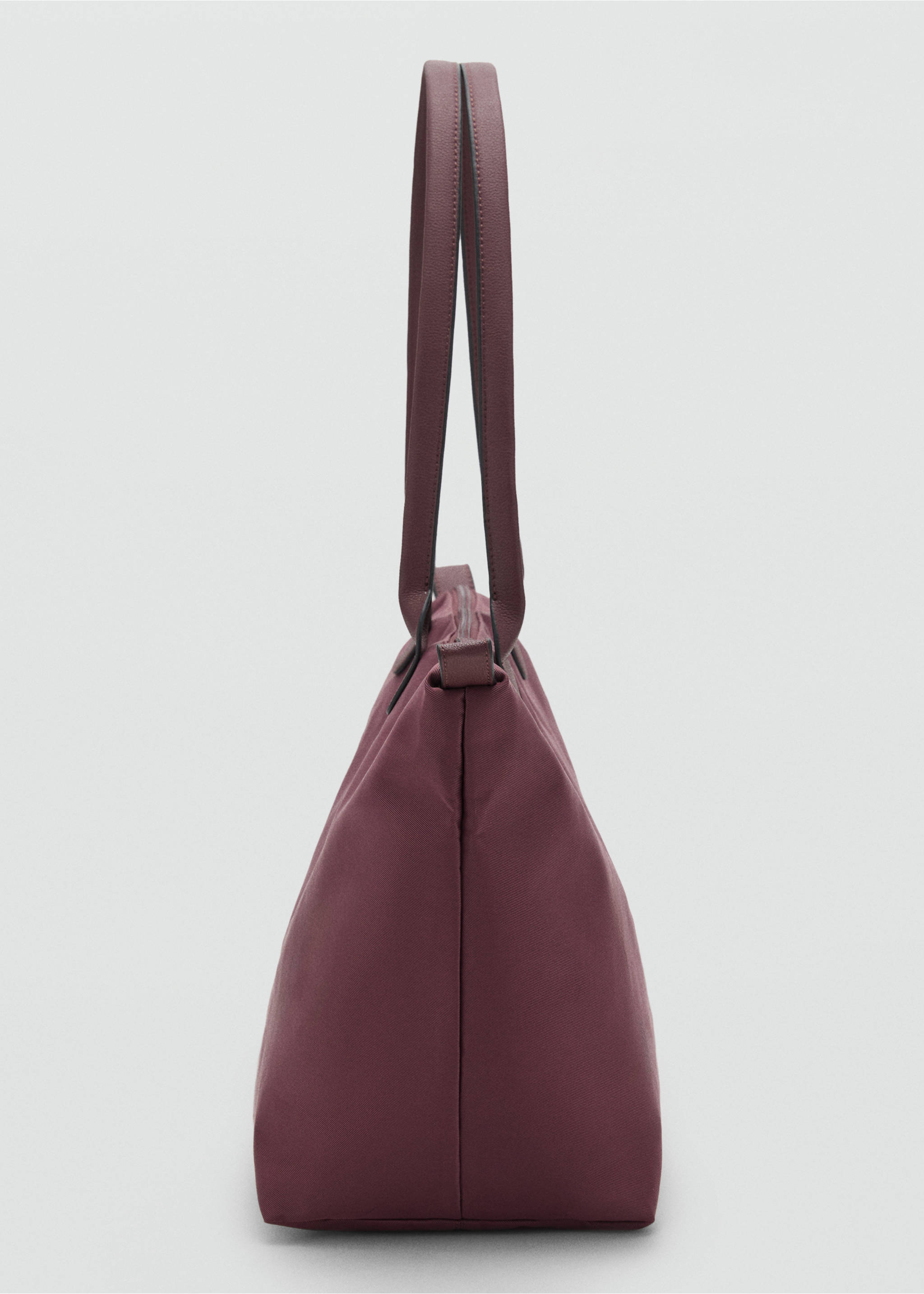 Shopper bag - Details of the article 1, Burgundy. Ref: 17034432-00.