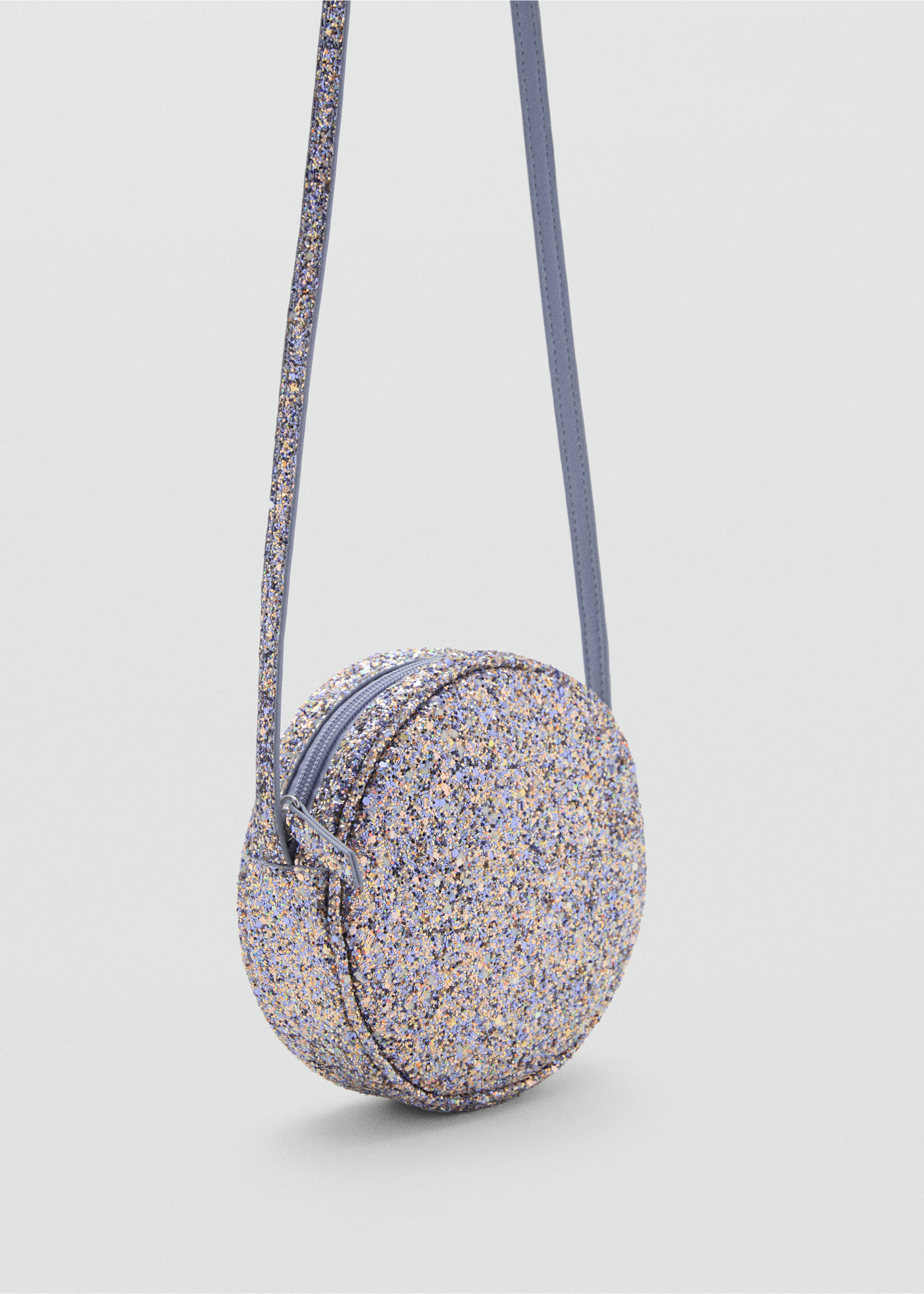 Glitter bag - Medium plane, Sky Blue. Ref: 17034435-00.